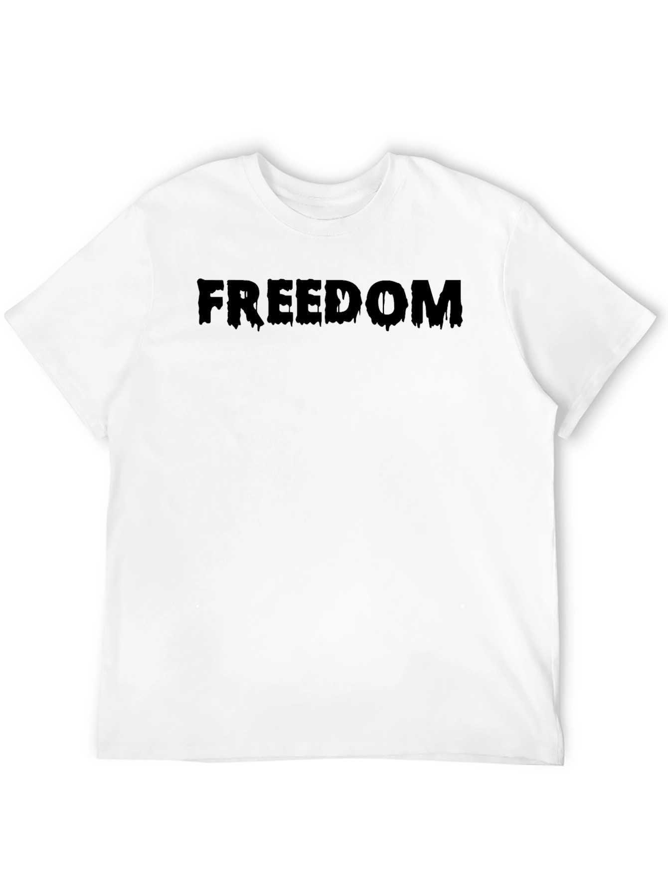 Black Freedom Graphic Black Tee - Mens view 12
