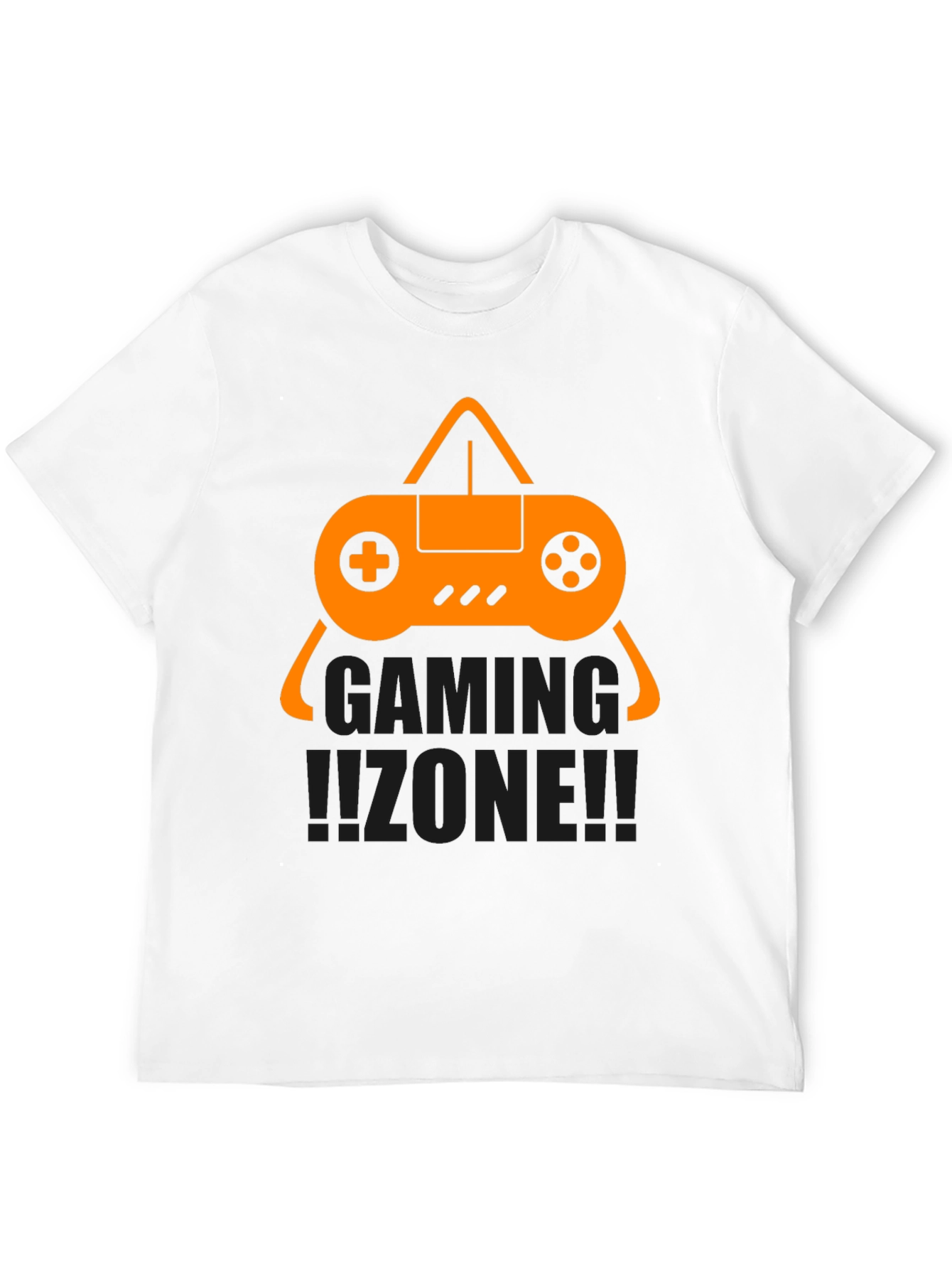 Black Gaming Zone Graphic Tee - Black view 12