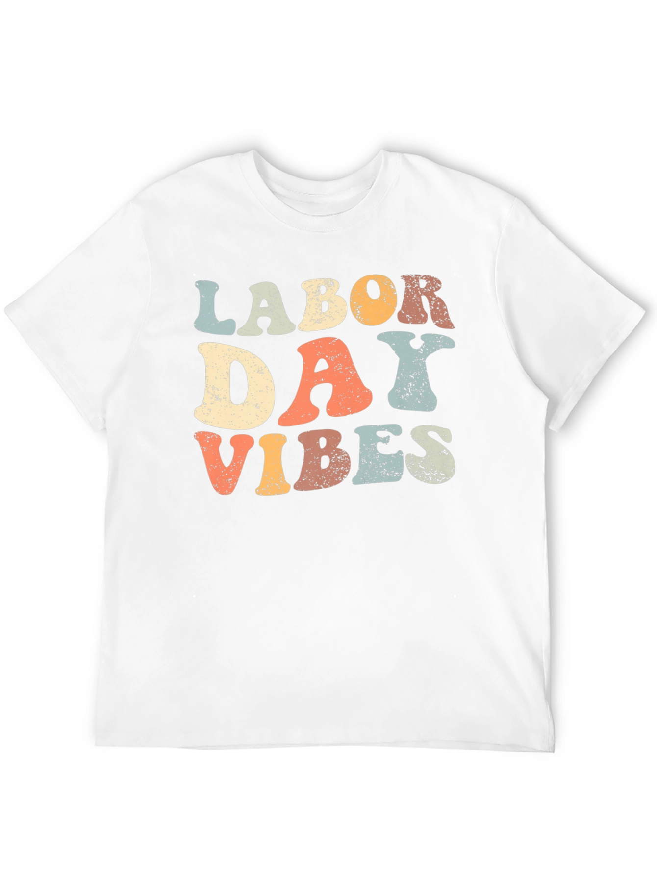 Black Labor Day Vibes Retro T-Shirt view 12
