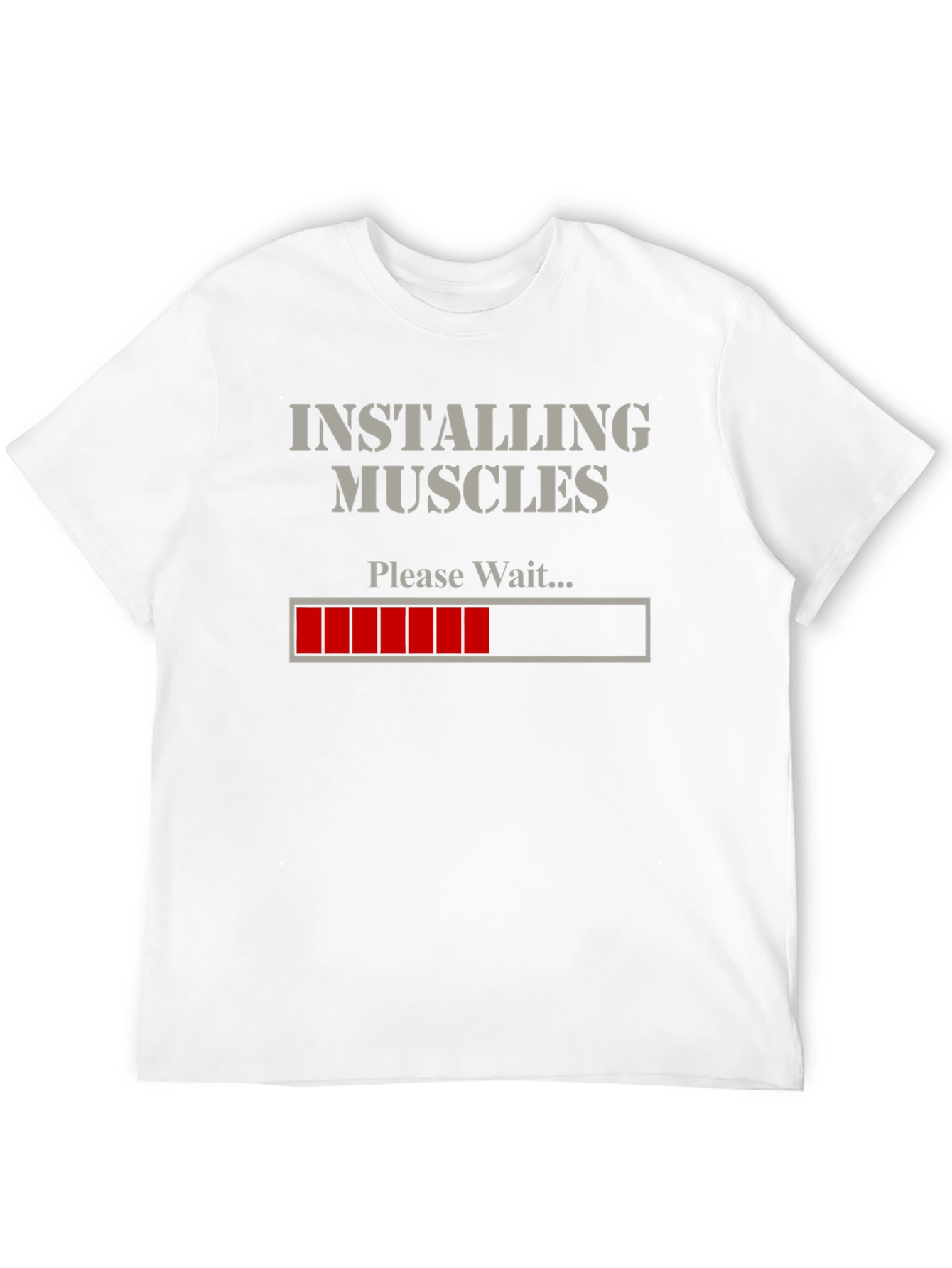 Black Installing Muscles Funny Gym T-Shirt view 12