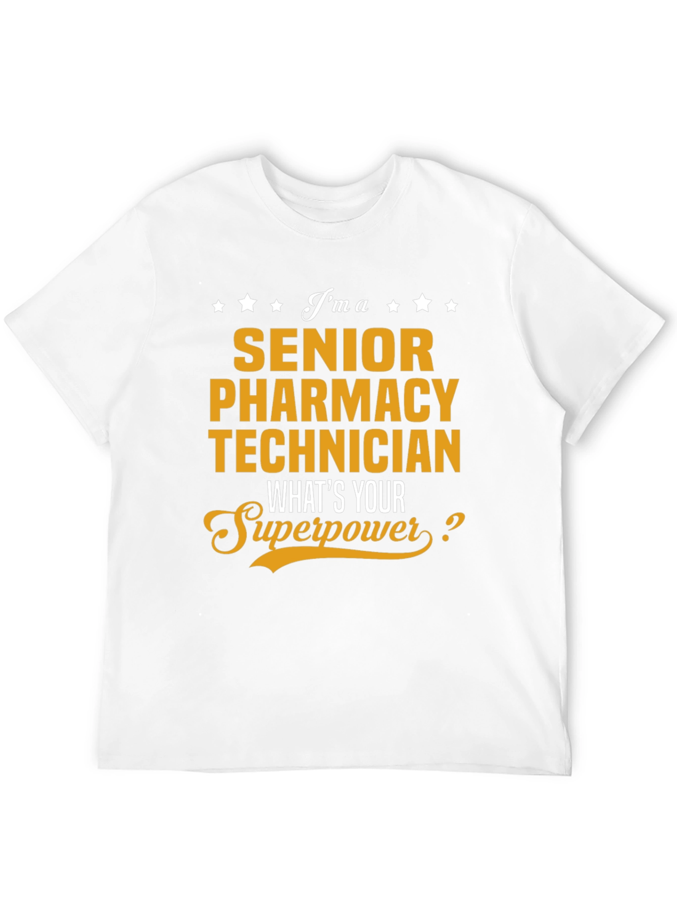 Black Senior Pharmacy Technician T-Shirt - Superpower Edition view 12