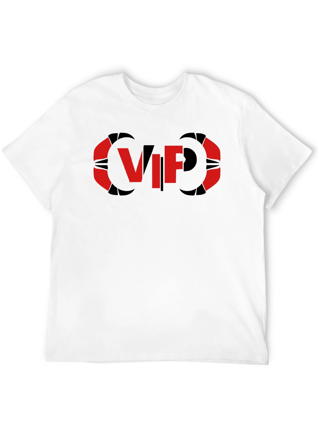 Black Bold Red & Black Graphic Tee view 12