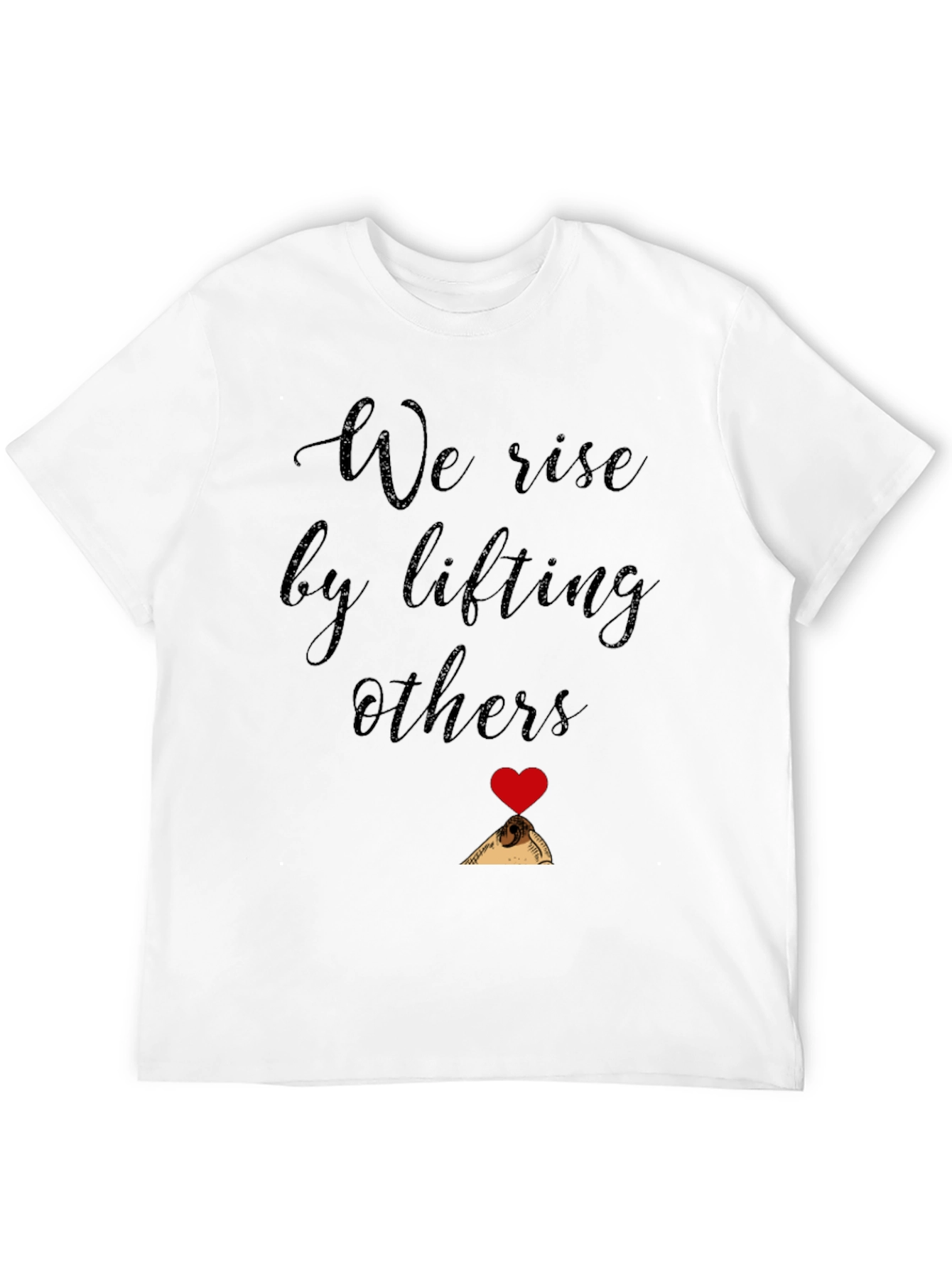Black We Rise by Lifting Others Graphic Tee view 12