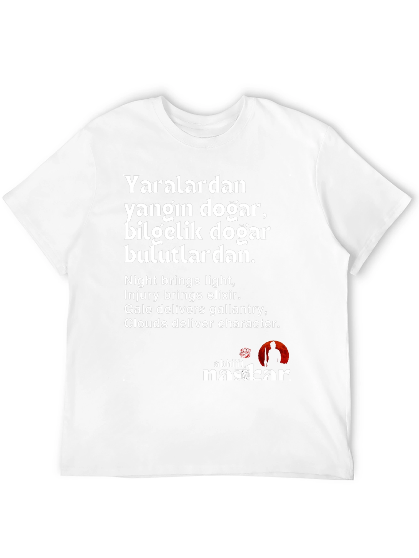 Black Inspirational Quote T-Shirt view 12