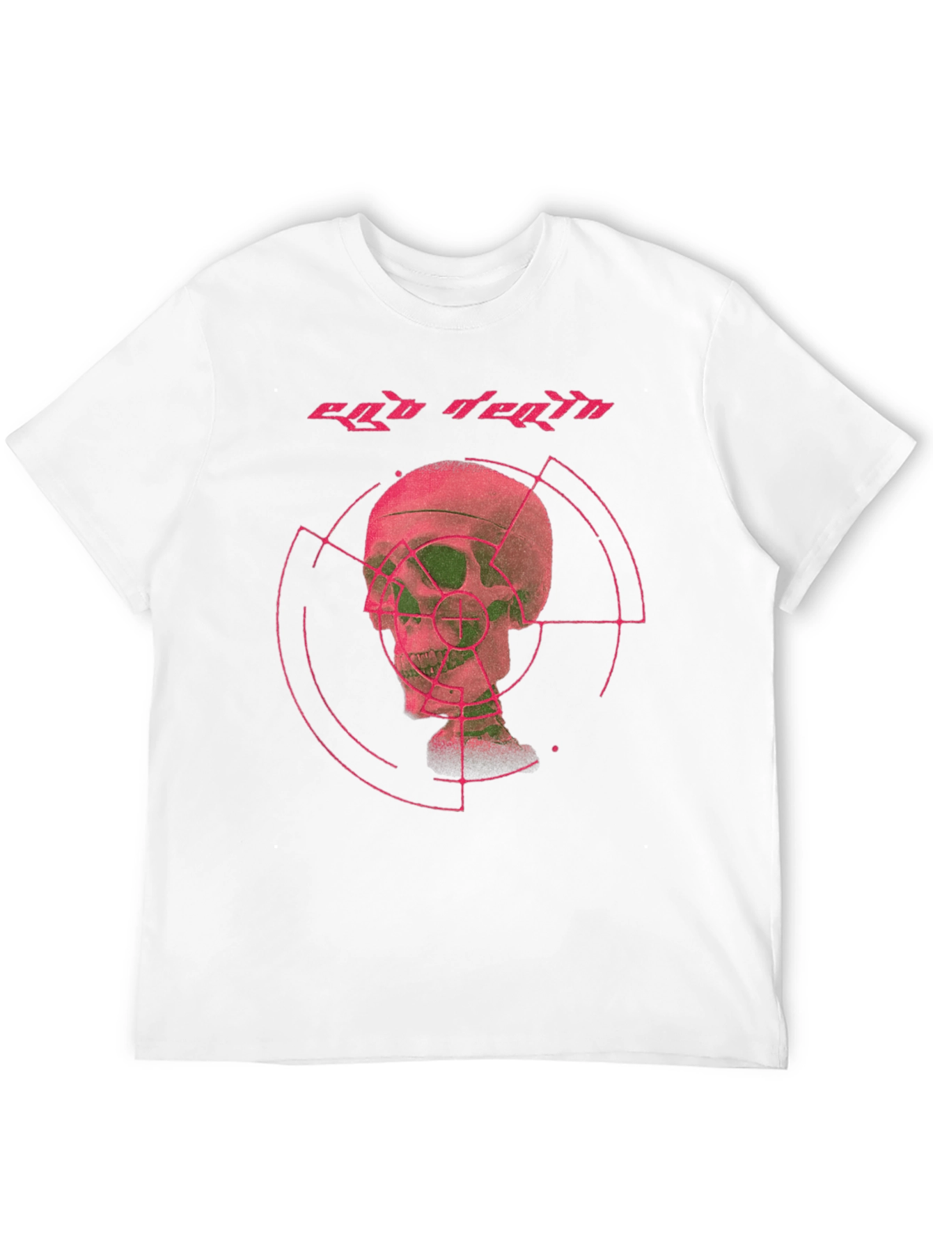 Black Ego Death Graphic Tee - Black Cotton Skull Print view 12