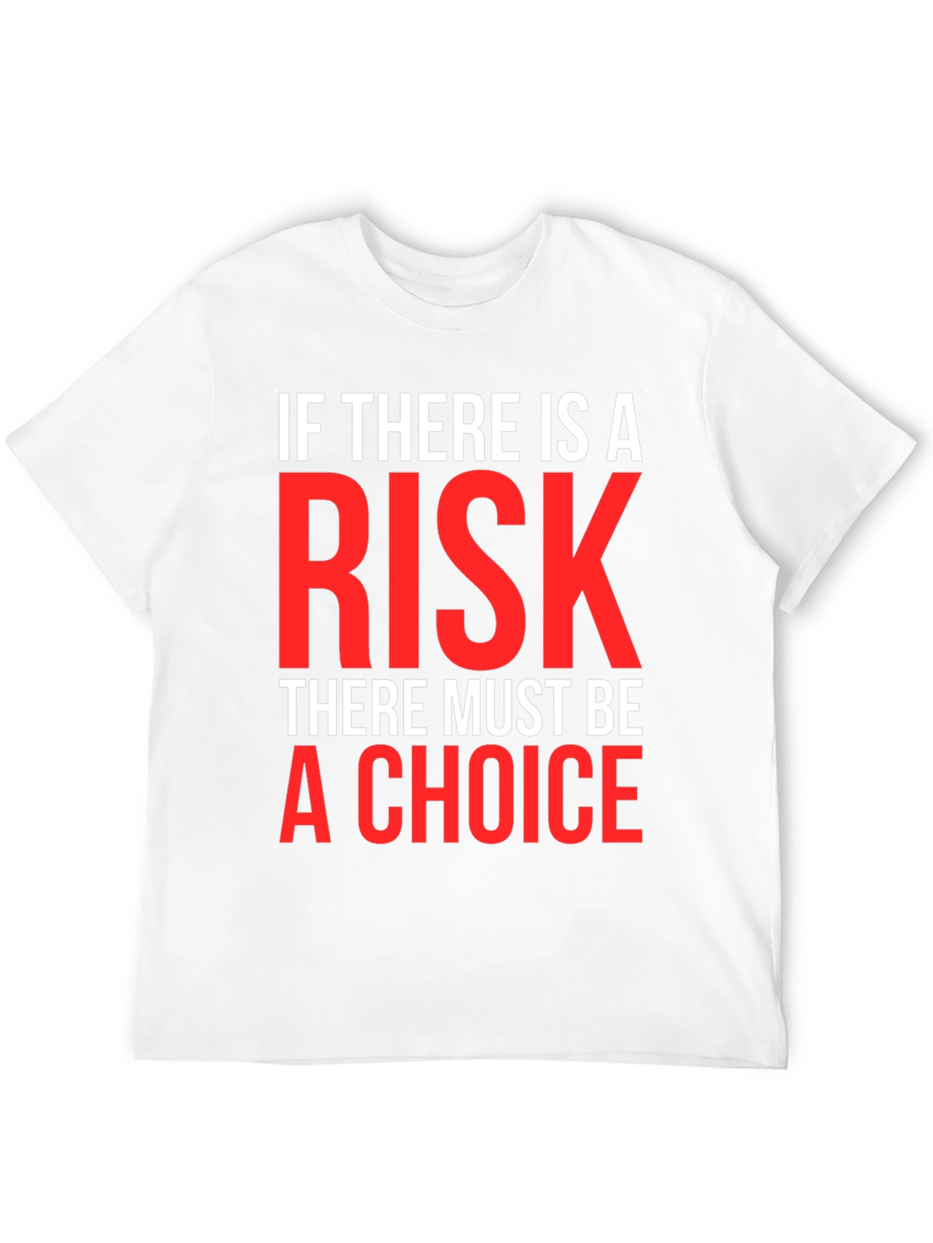 Black Risk and Choice Graphic T-Shirt - Black view 12