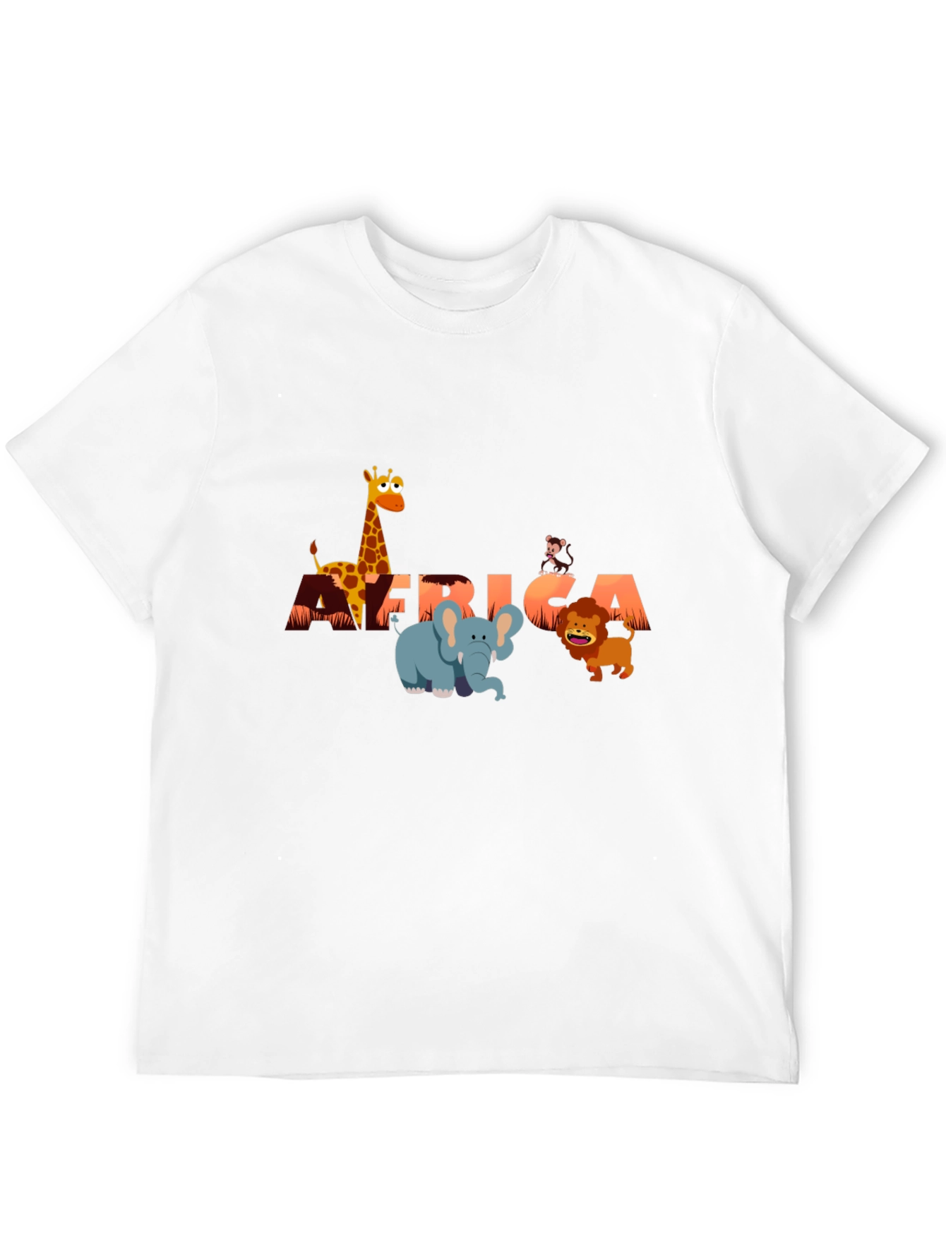 Black Africa Animals Graphic Tee - Fun Safari Shirt view 12
