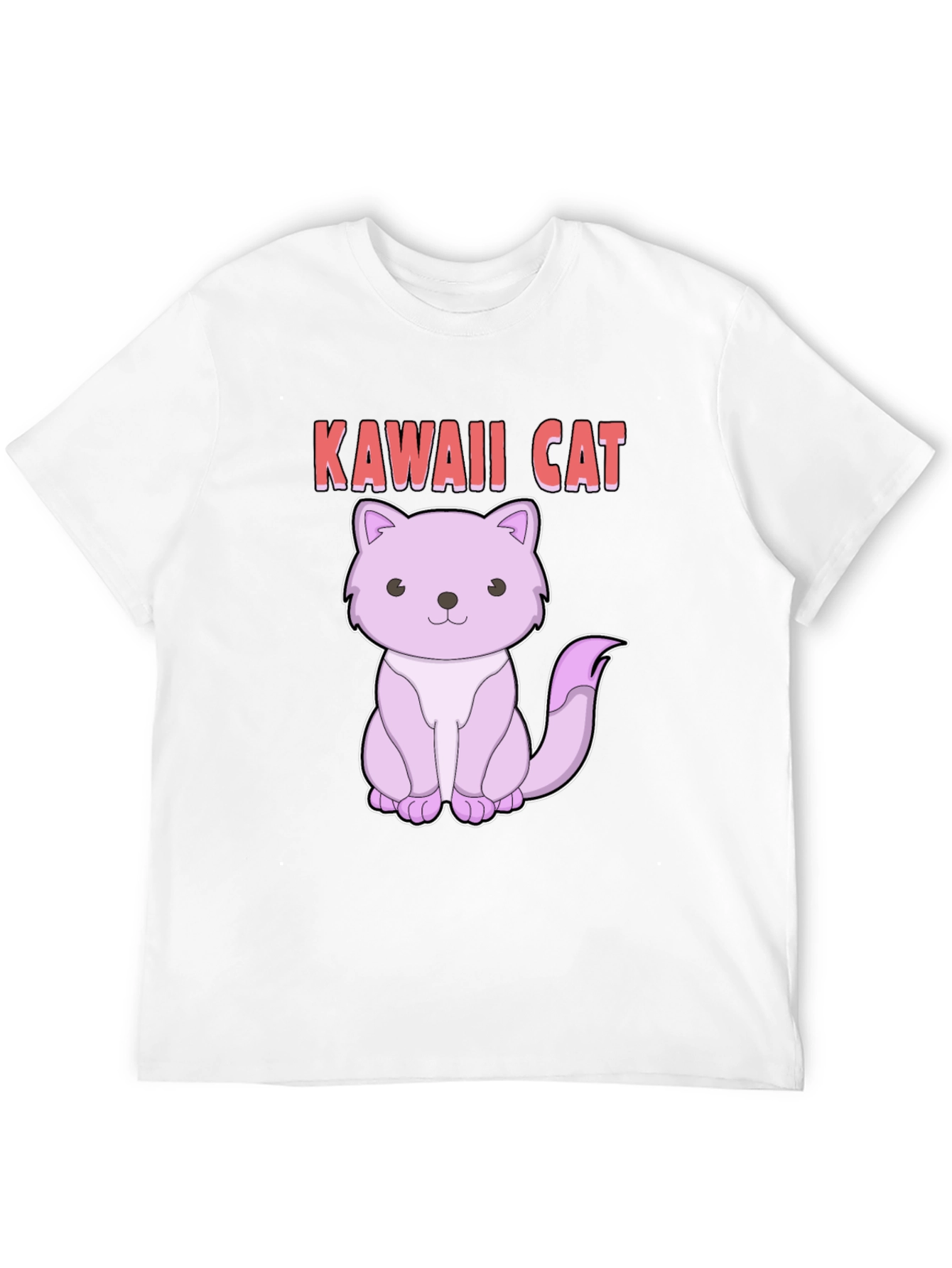 Black Kawaii Cat Graphic Tee - Cute Anime Style Shirt view 12