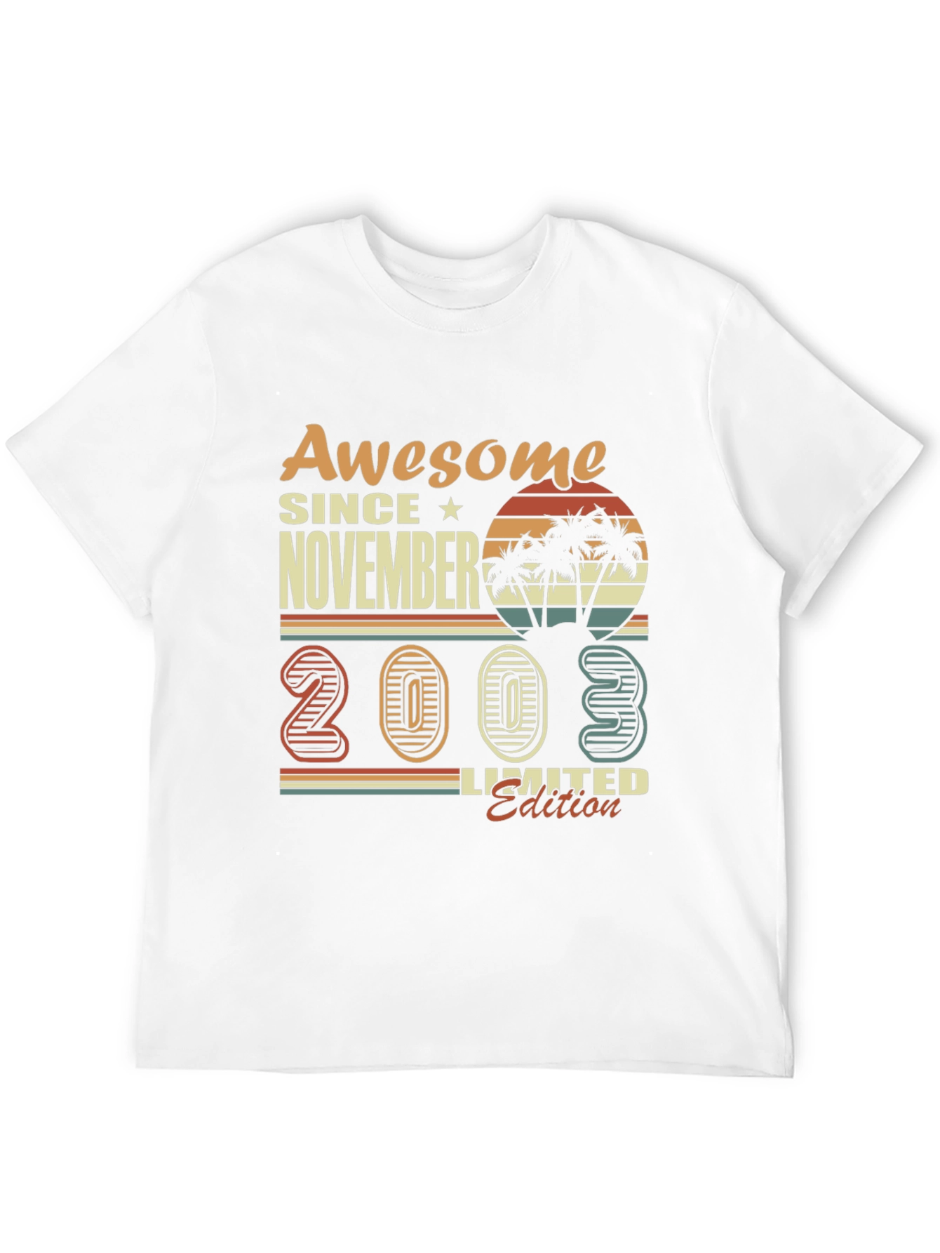 Black Awesome Since November 2003 Limited Edition T-Shirt view 12