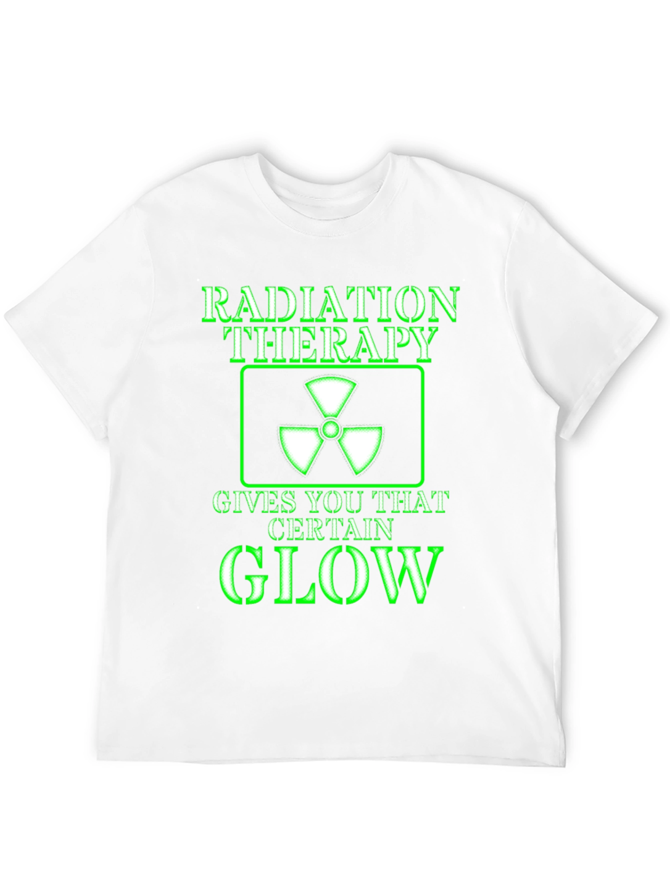 Black Radiation Therapy Glow T-Shirt view 12