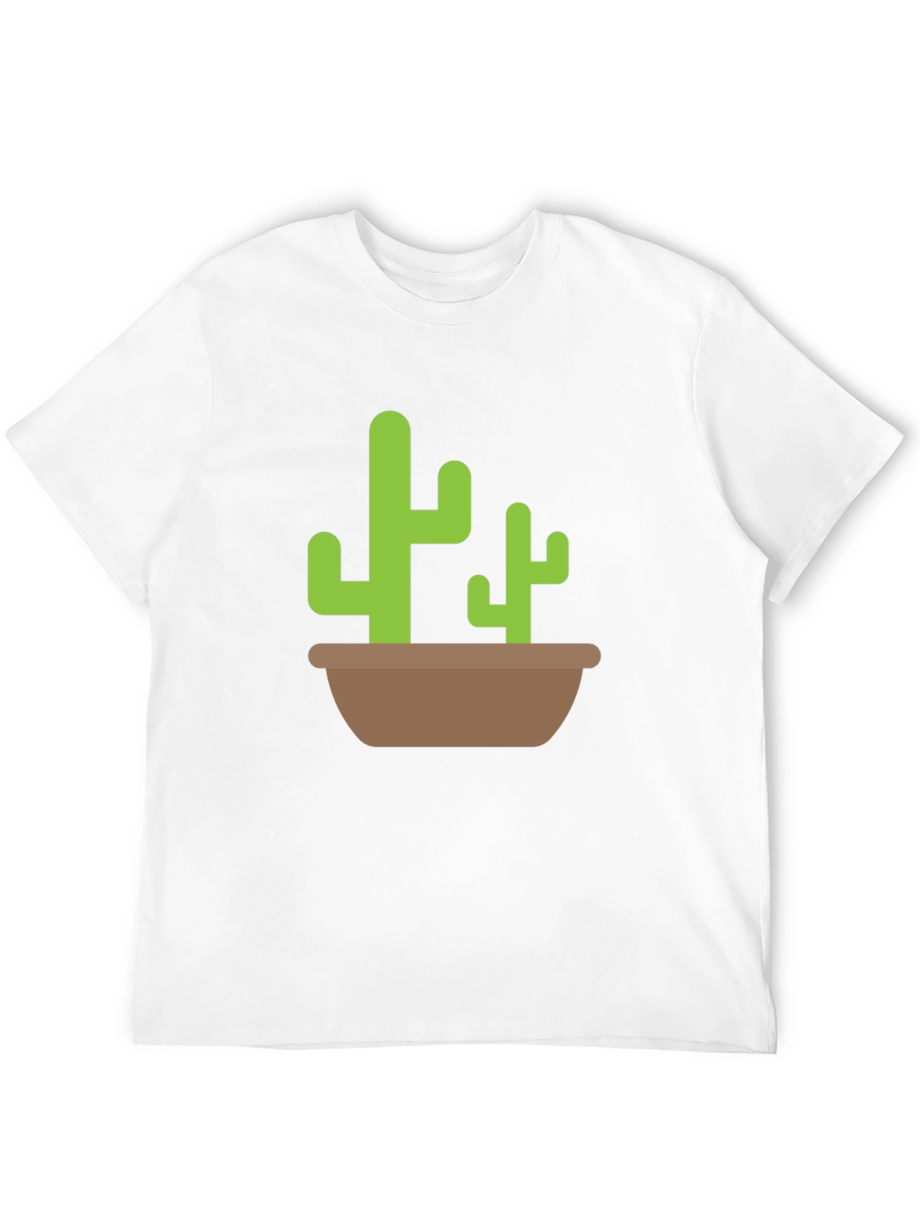 Black Cactus Graphic Tee - Black Casual T-Shirt view 12