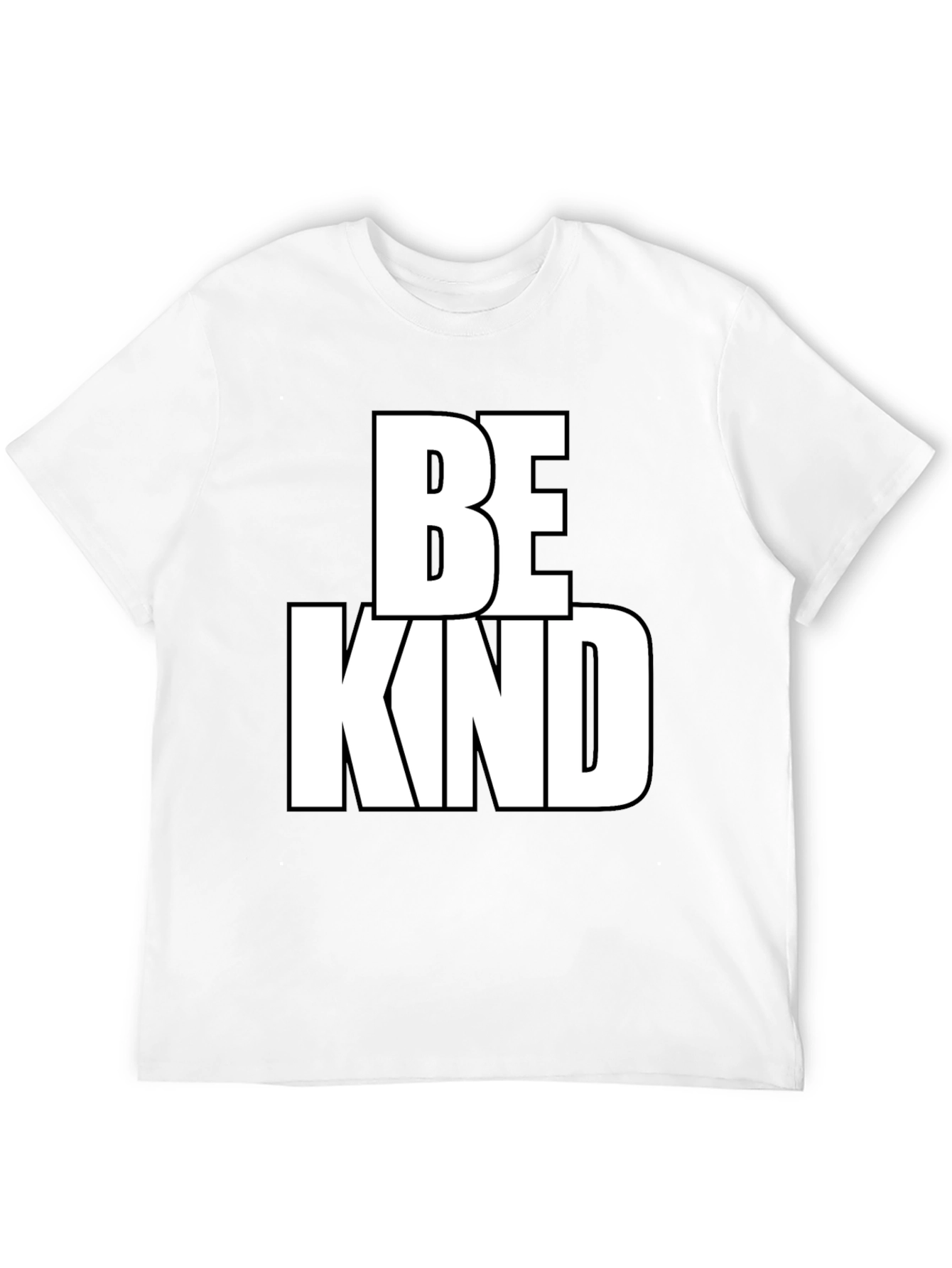 Black Be Kind Graphic Tee - Black Cotton Blend view 12