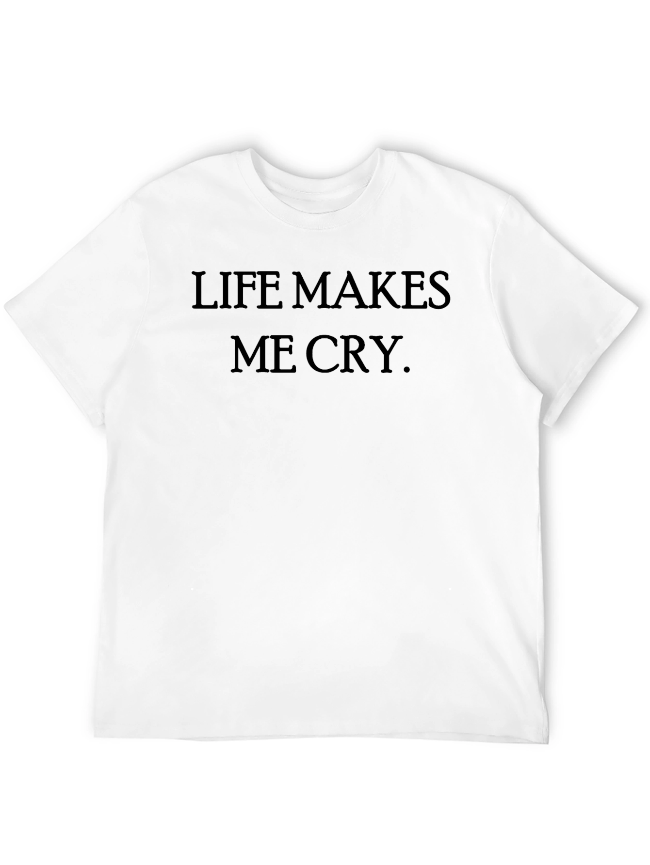 Black Life Makes Me Cry Graphic T-Shirt view 12