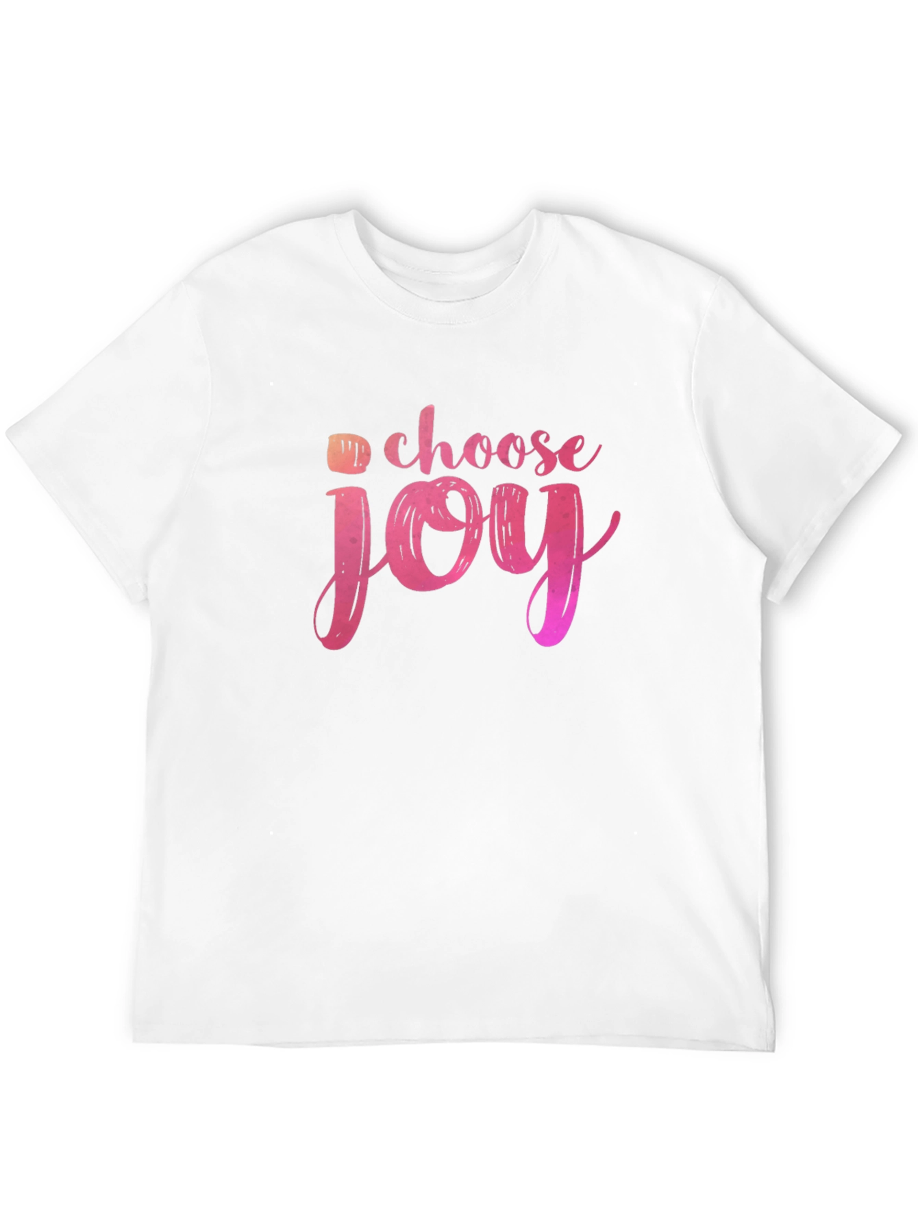 Black Choose Joy Graphic Tee - Black Short Sleeve T-Shirt view 12