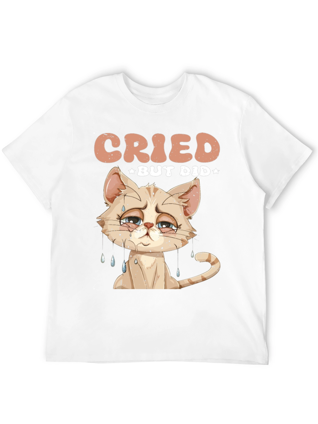 Black Cried But Did Funny Cat T-Shirt view 12
