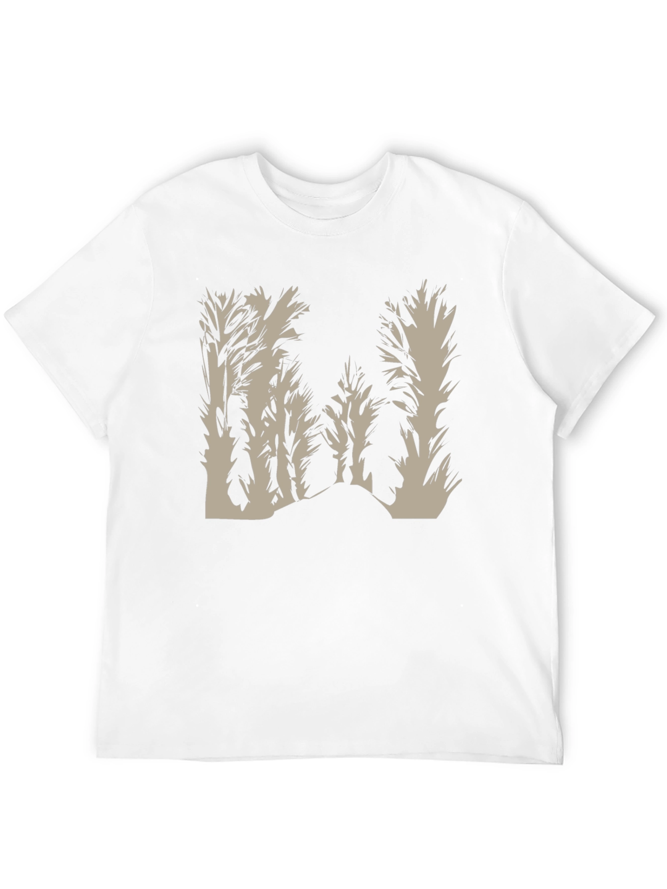 Black Nature Graphic Black T-Shirt view 12