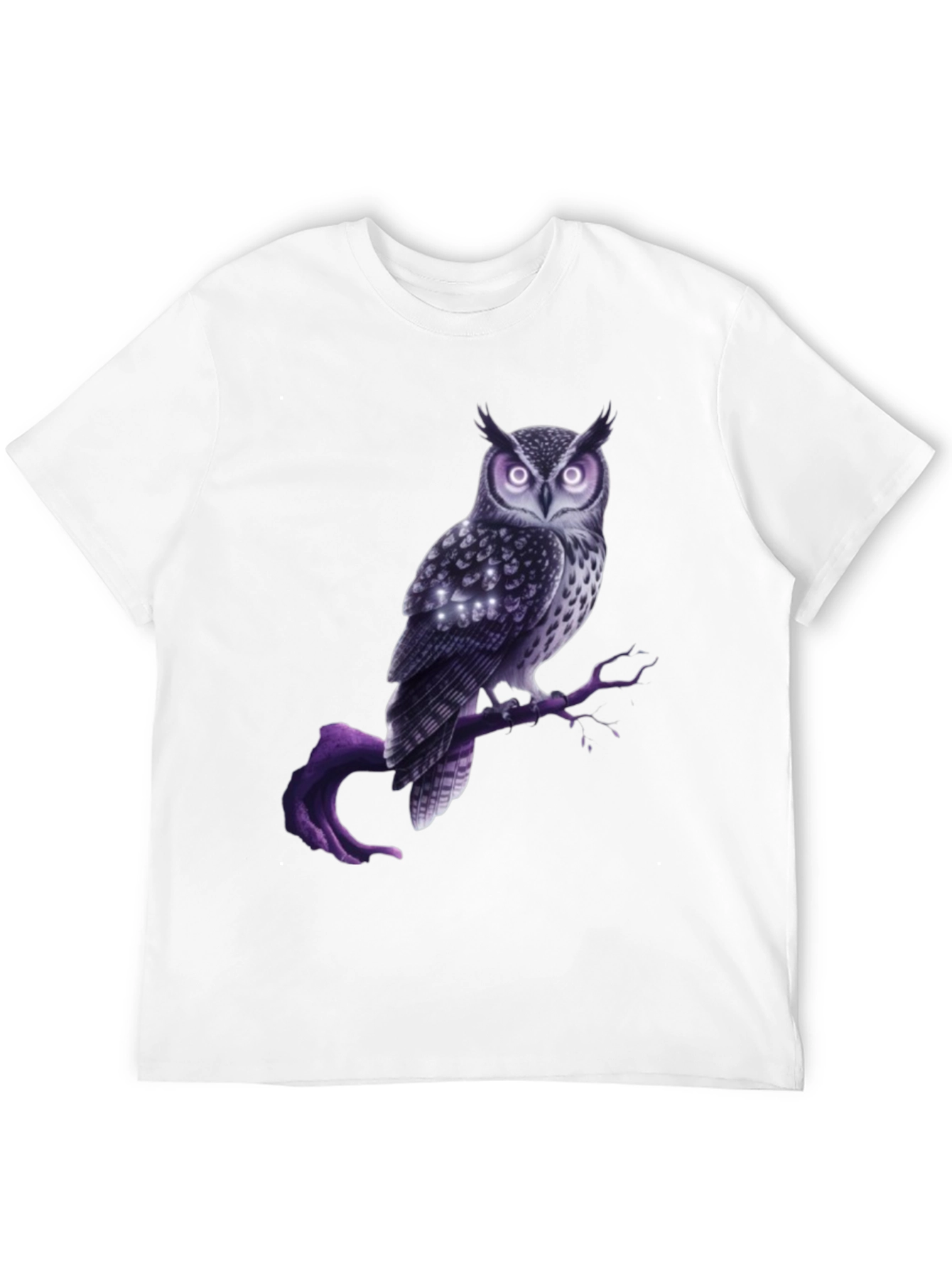 Black Mystic Owl Graphic Tee - Unique Design view 12