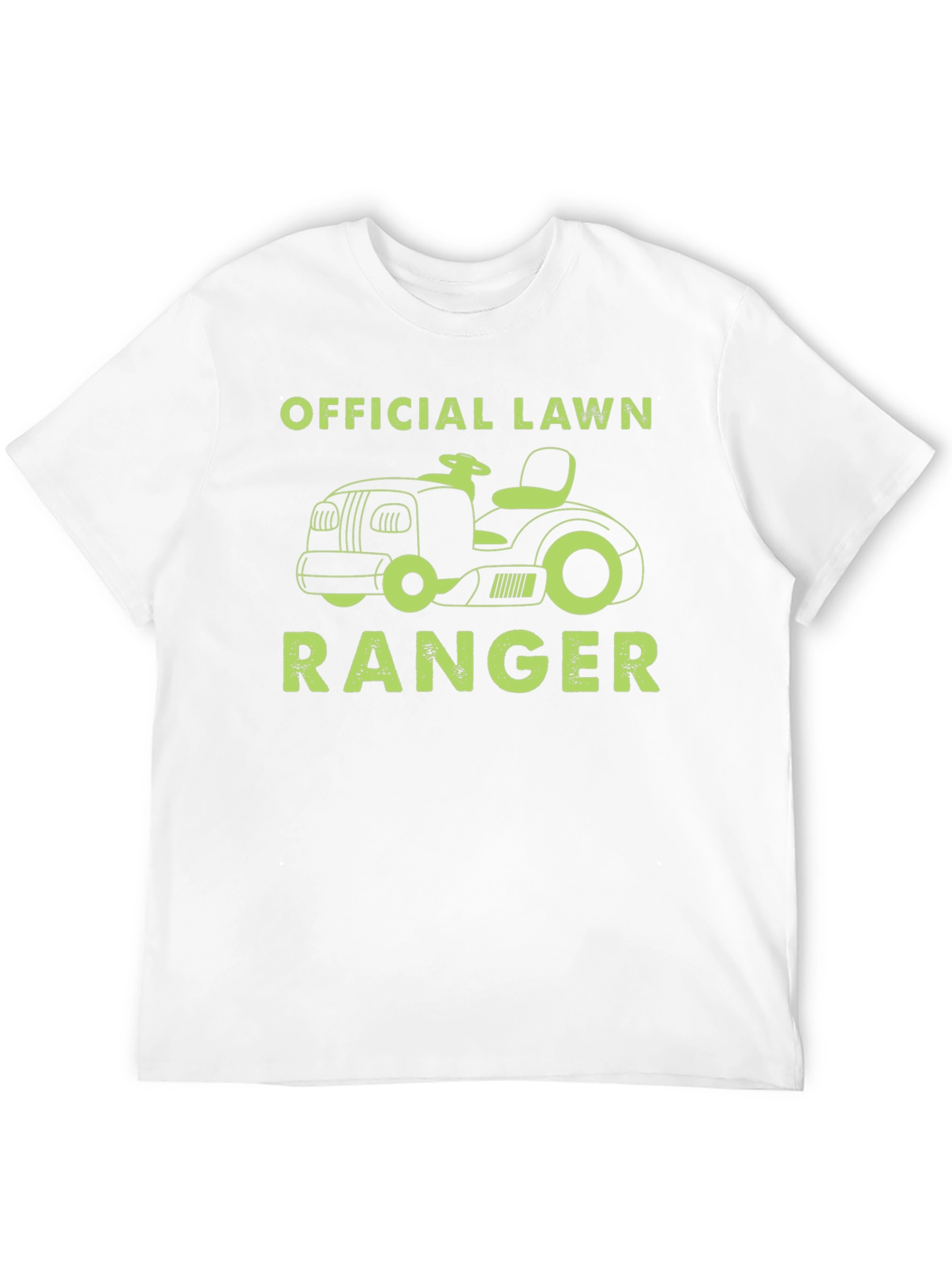 Black Official Lawn Ranger T-Shirt - Lawn Mower Design view 12