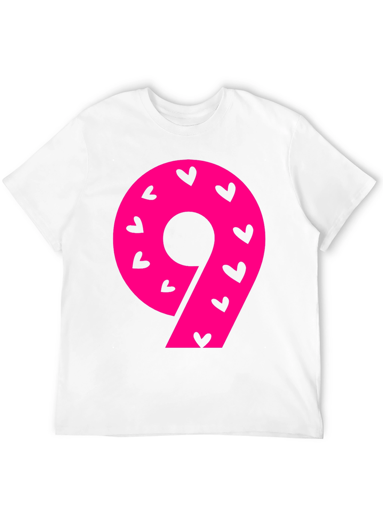 Black Number 9 Heart Print T-Shirt view 12