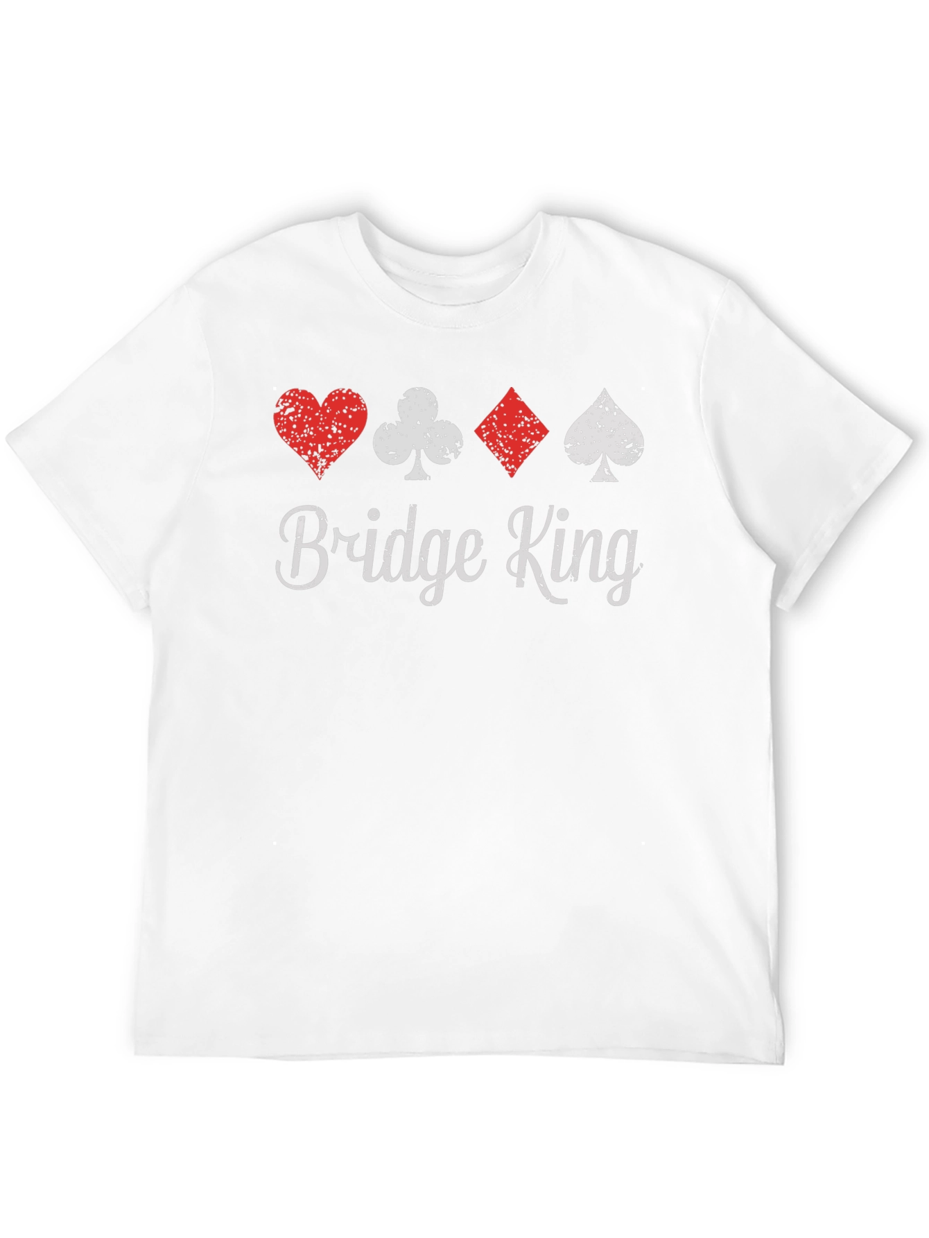Bridge King Playing Card Suit T-Shirt - 12