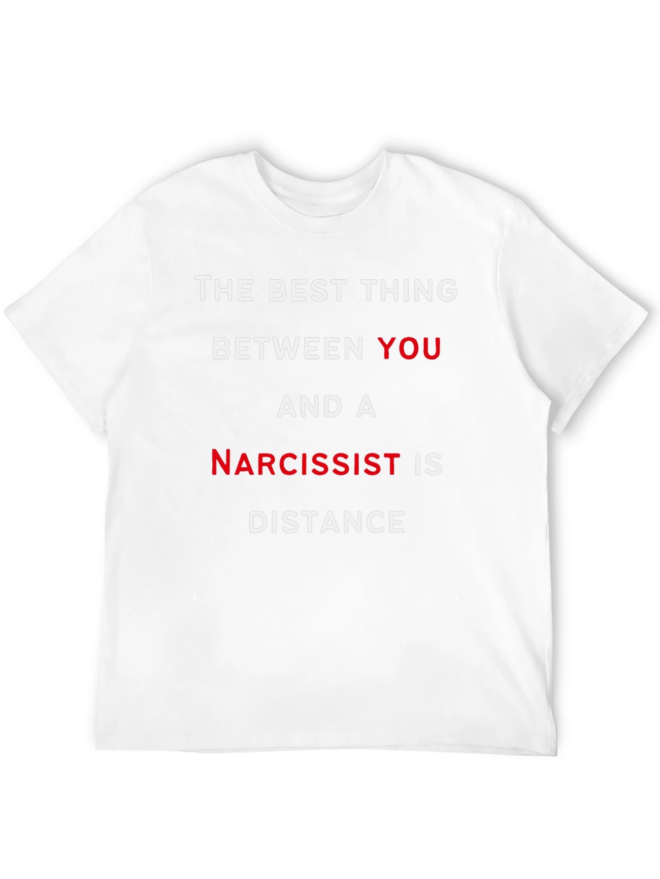 Black Narcissist Distance T-Shirt view 12
