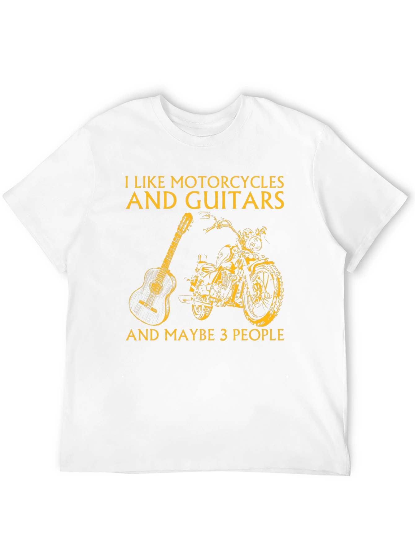 Black Motorcycles, Guitars, and Maybe 3 People T-Shirt view 12