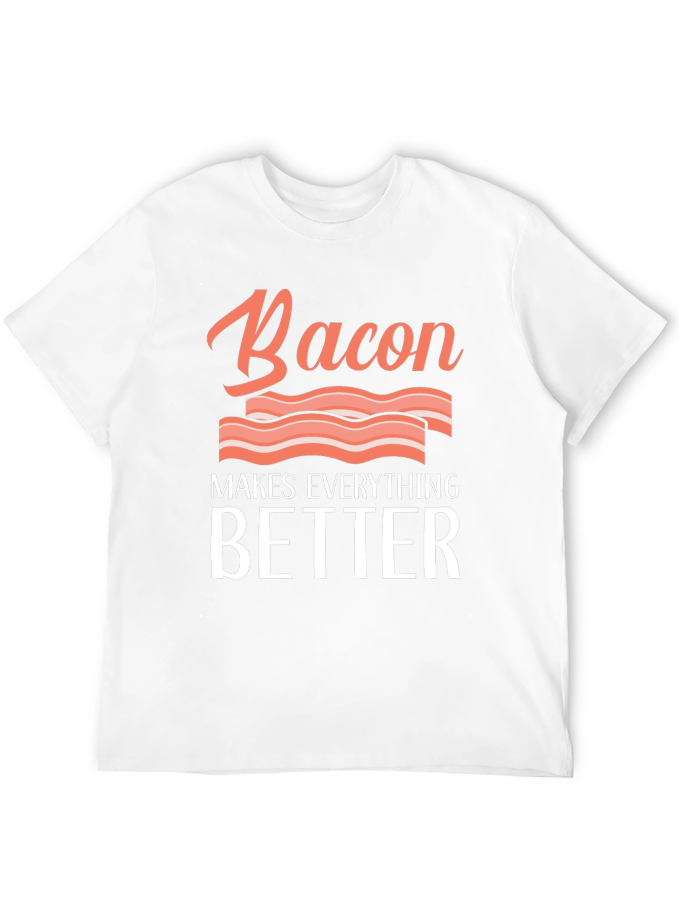 Black Bacon Makes Everything Better Graphic Tee view 12