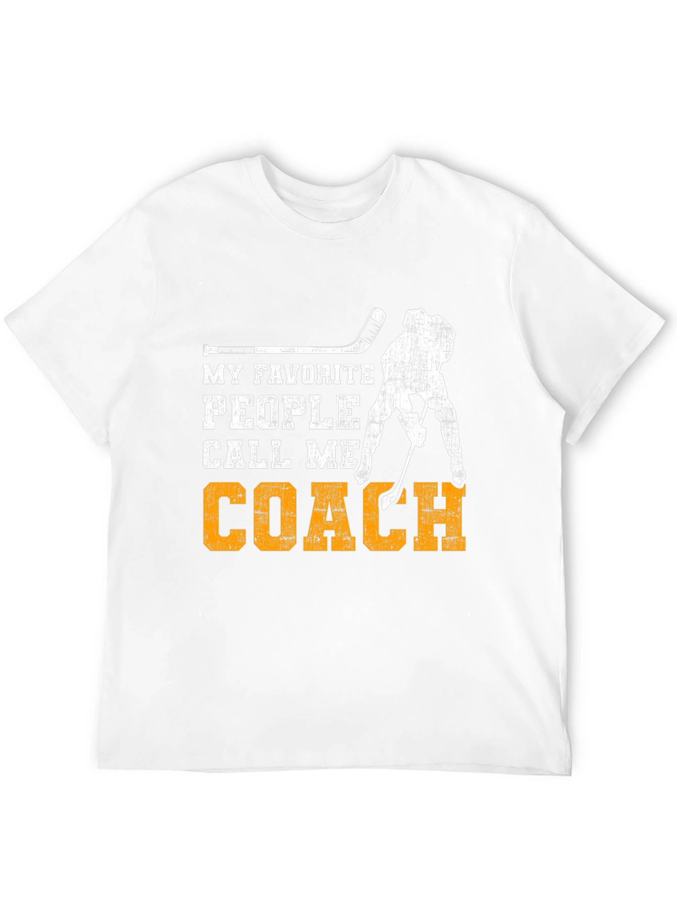 Black Hockey Coach T-Shirt - My Favorite People Call Me Coach view 12