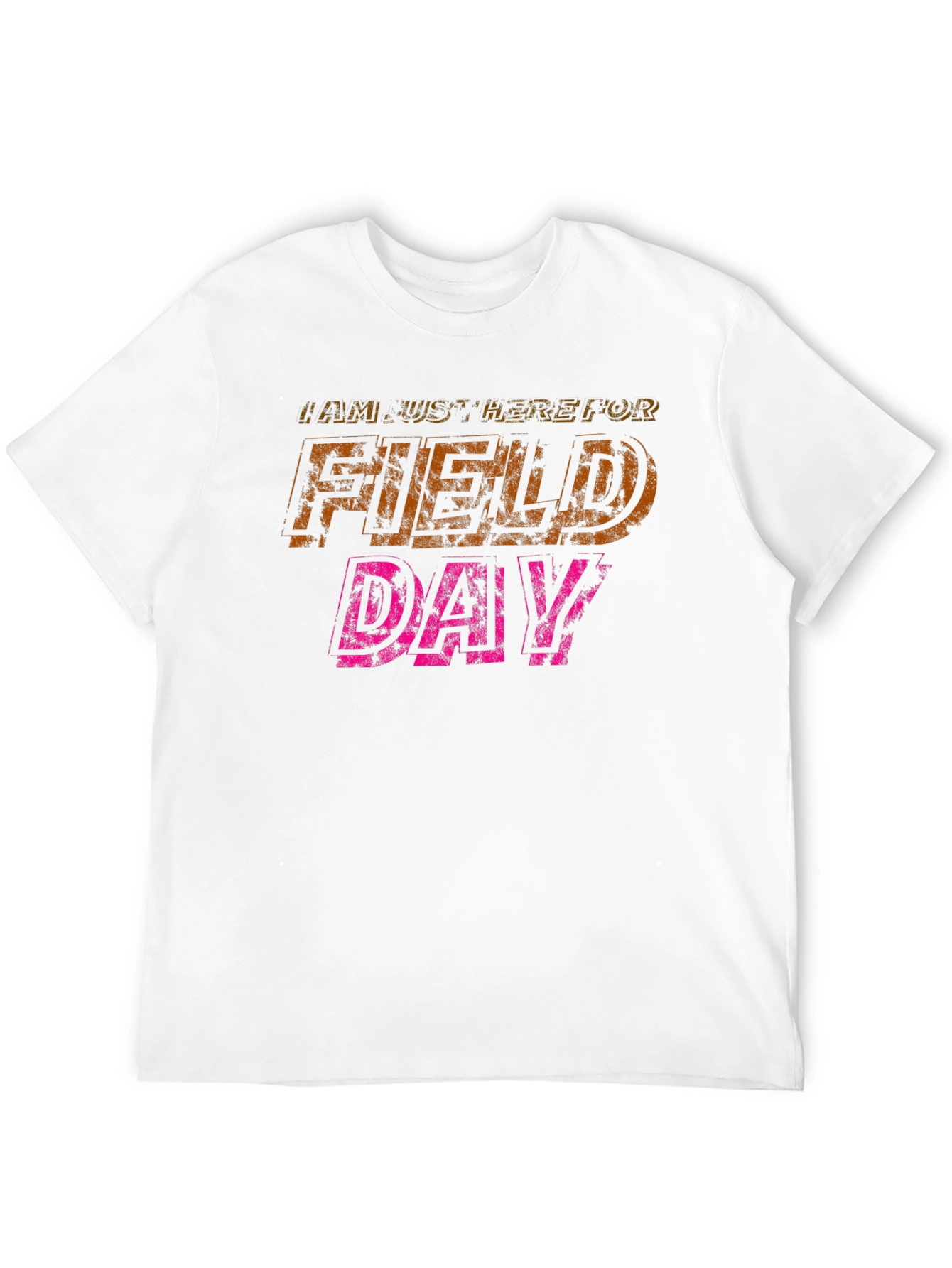 Black I'm Just Here For Field Day Black T-Shirt view 12