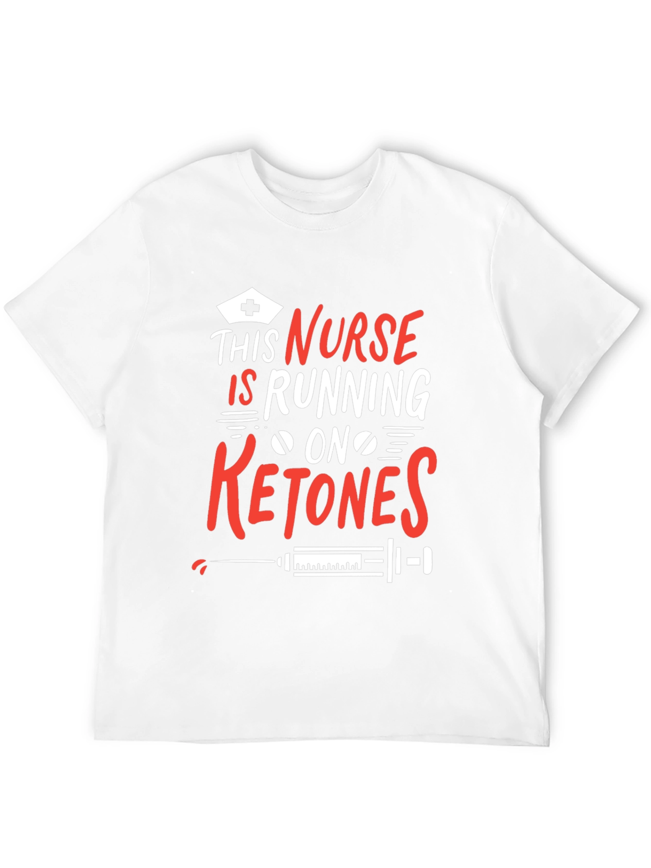Black Nurse Ketones T-Shirt - Funny Medical Tee view 12