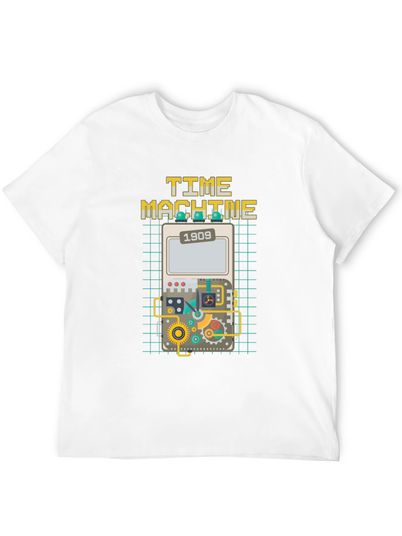 Time Machine Graphic Tee - Retro Style - 12