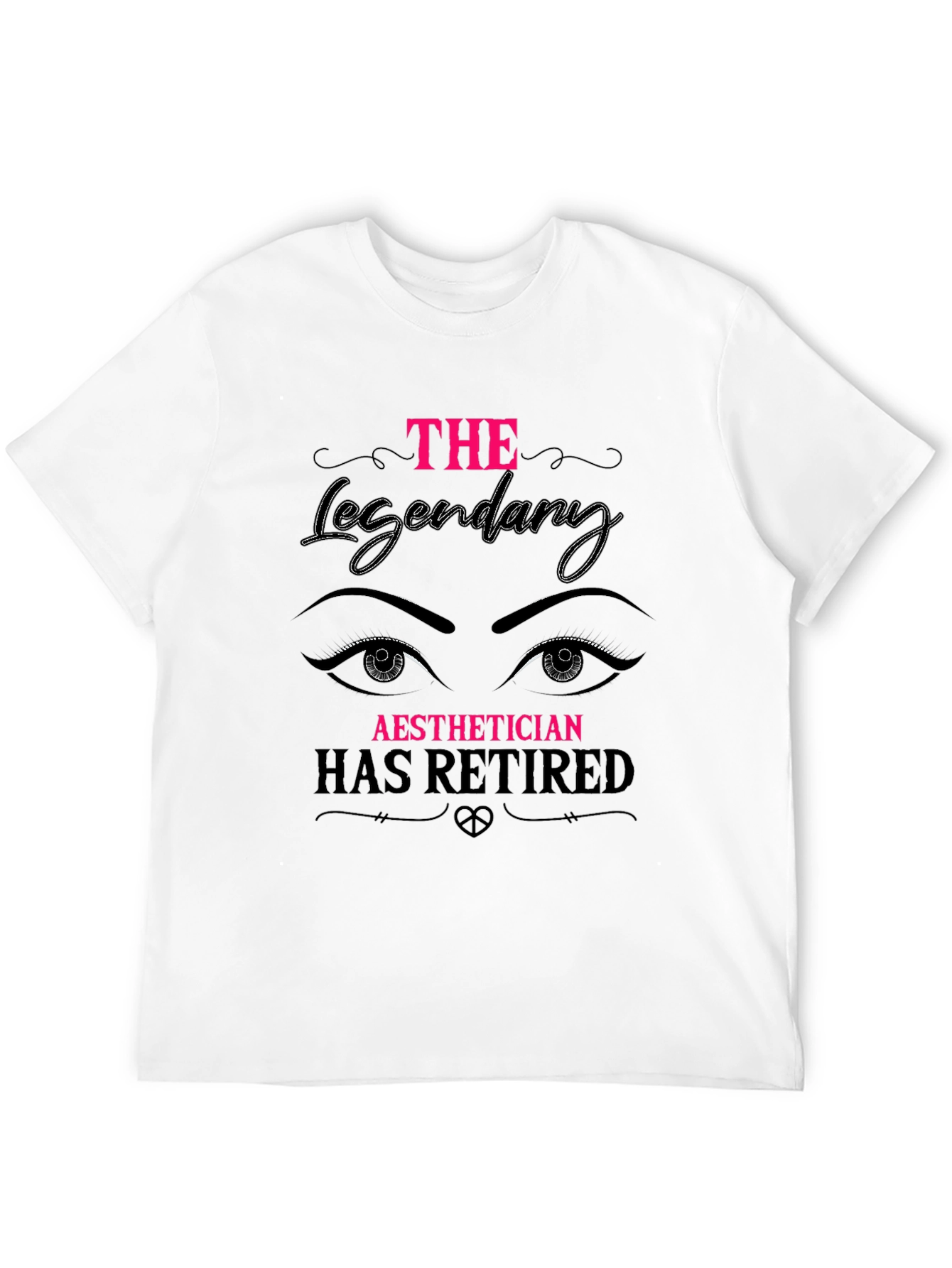 Black Retired Aesthetician T-Shirt - Legendary Gift! view 12