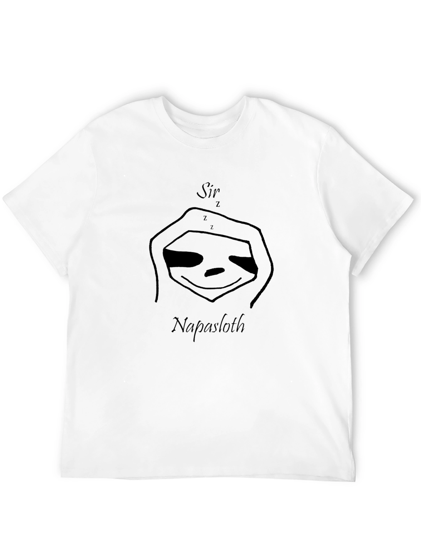 Black Sir Napasloth Graphic Tee - Black view 12