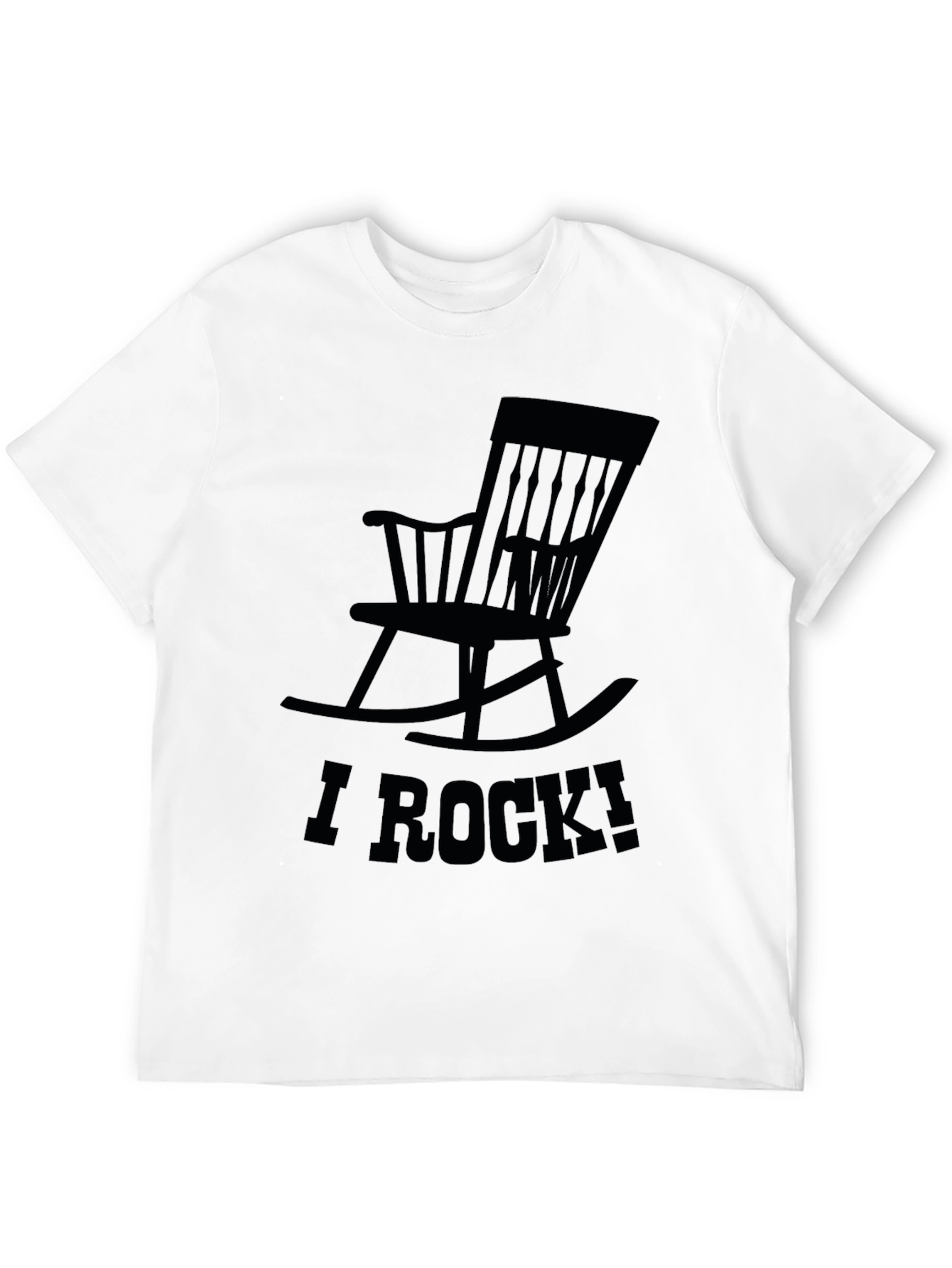 Black I Rock Rocking Chair Graphic T-Shirt view 12