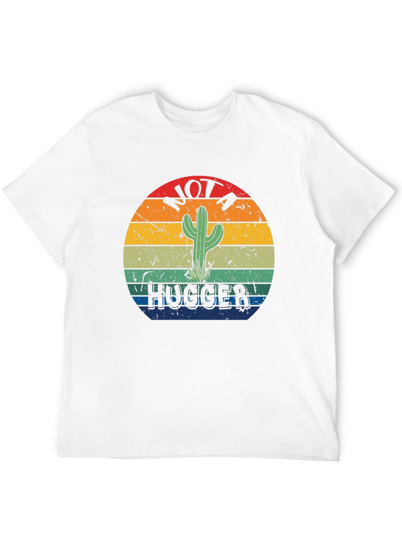 Black Not A Hugger Cactus Graphic Tee view 12