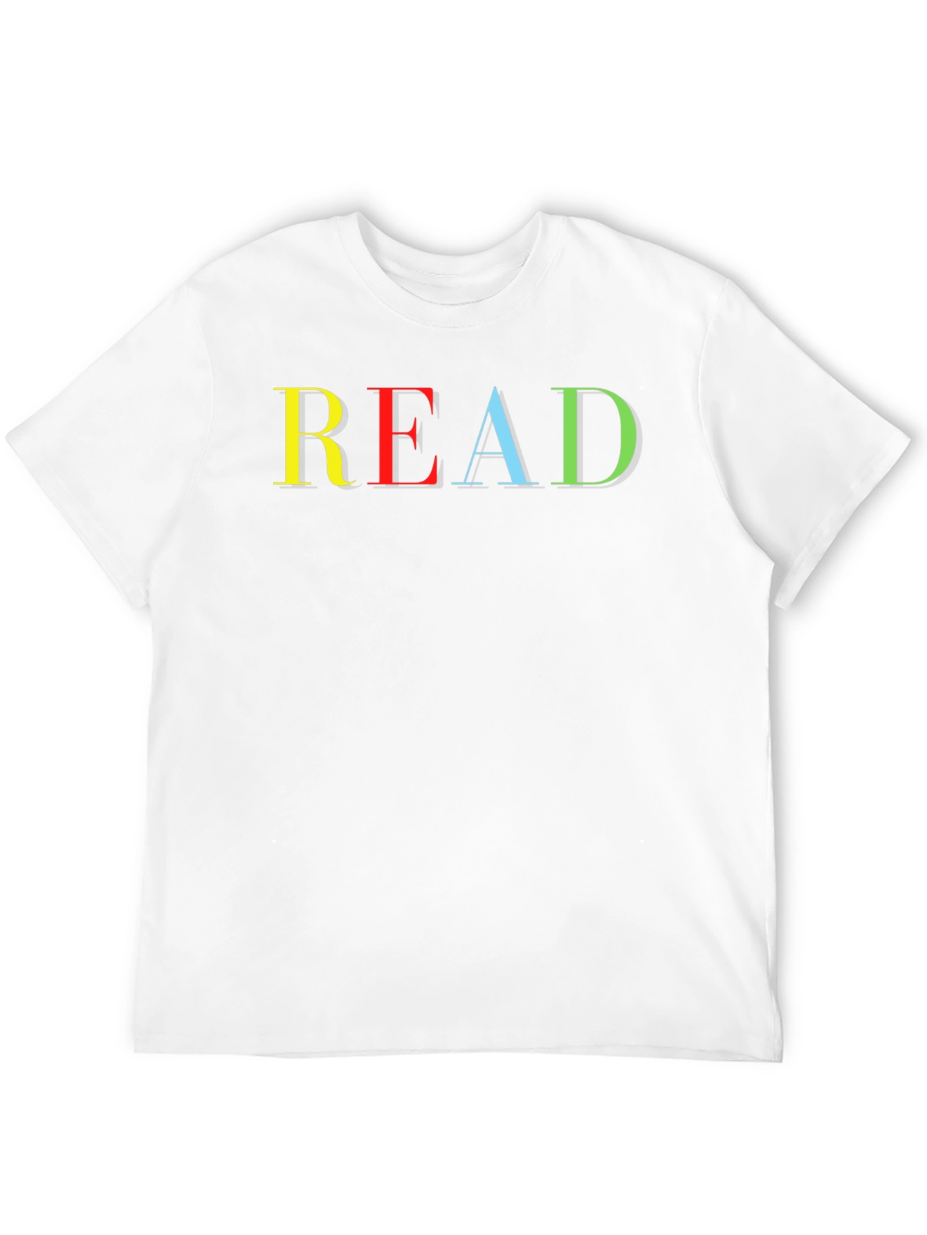 Black Colorful READ Graphic Black T-Shirt view 12