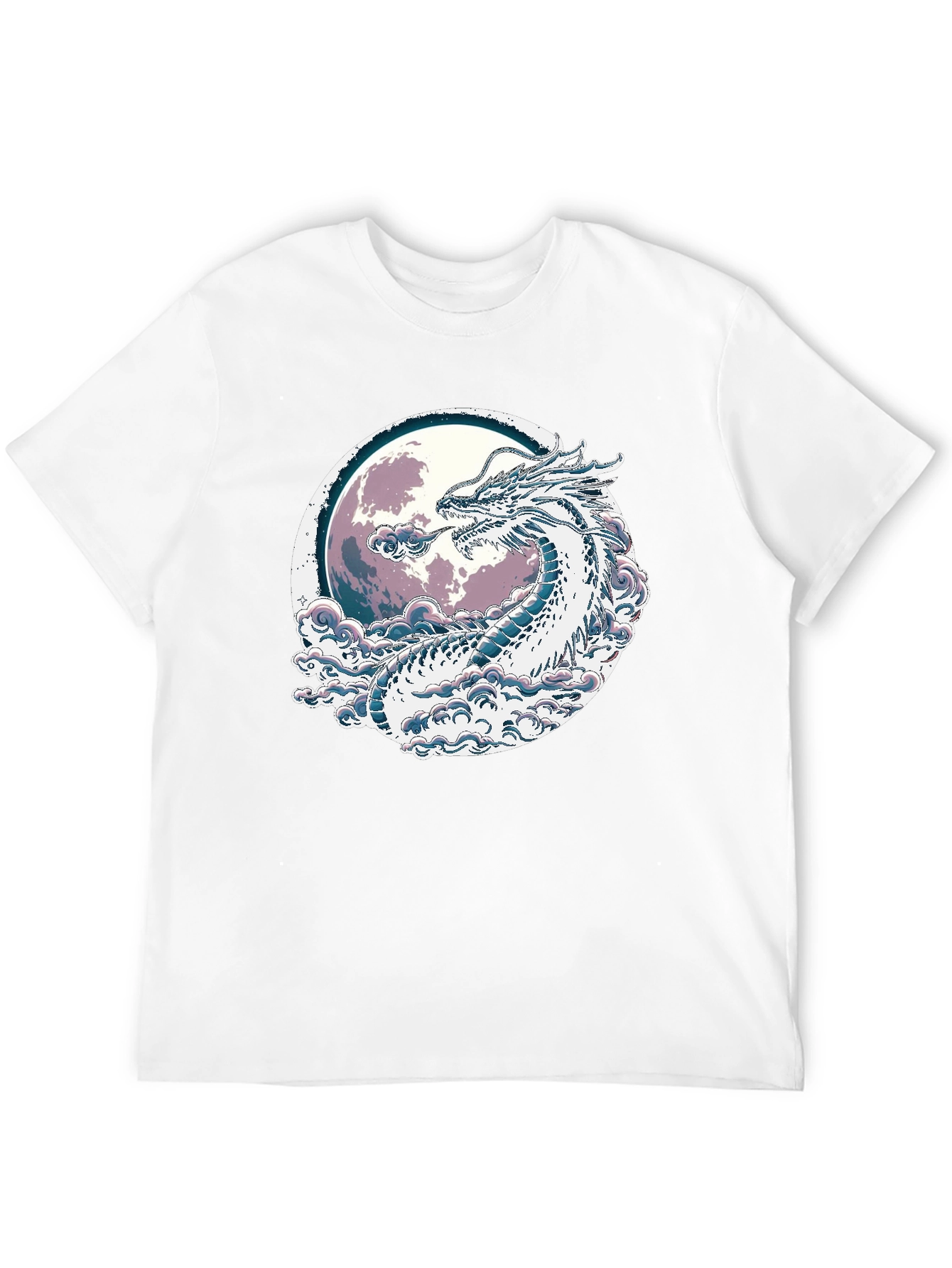 Black Dragon Moon Graphic Tee view 12