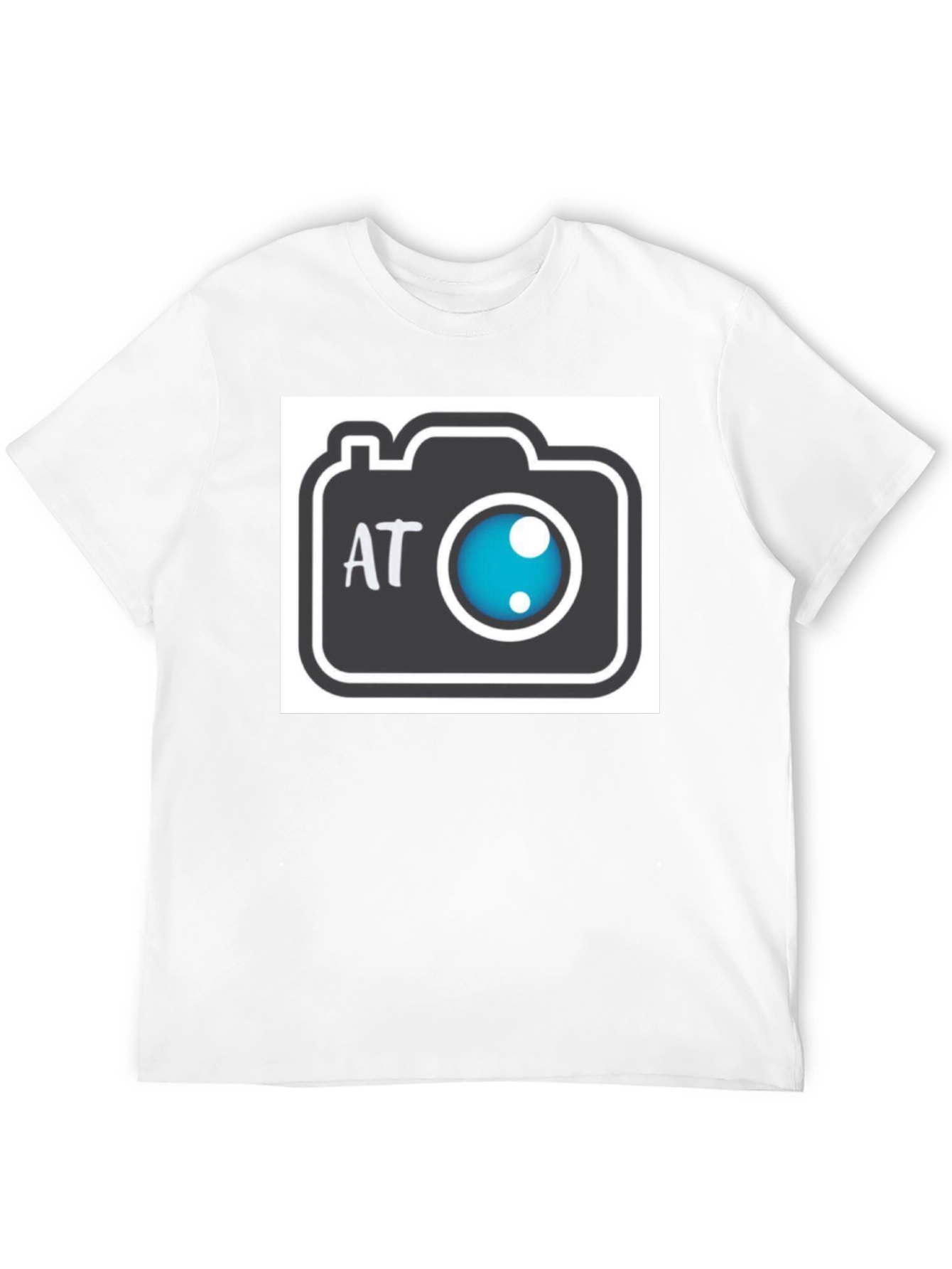 Black Camera Graphic Black T-Shirt view 12