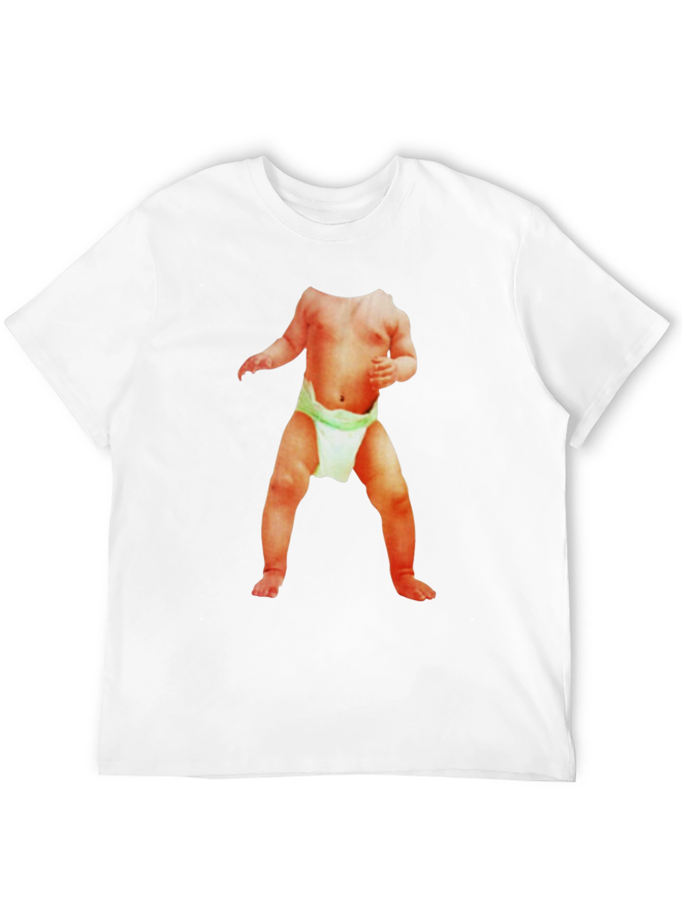 Black Black T-Shirt with Baby Image view 12