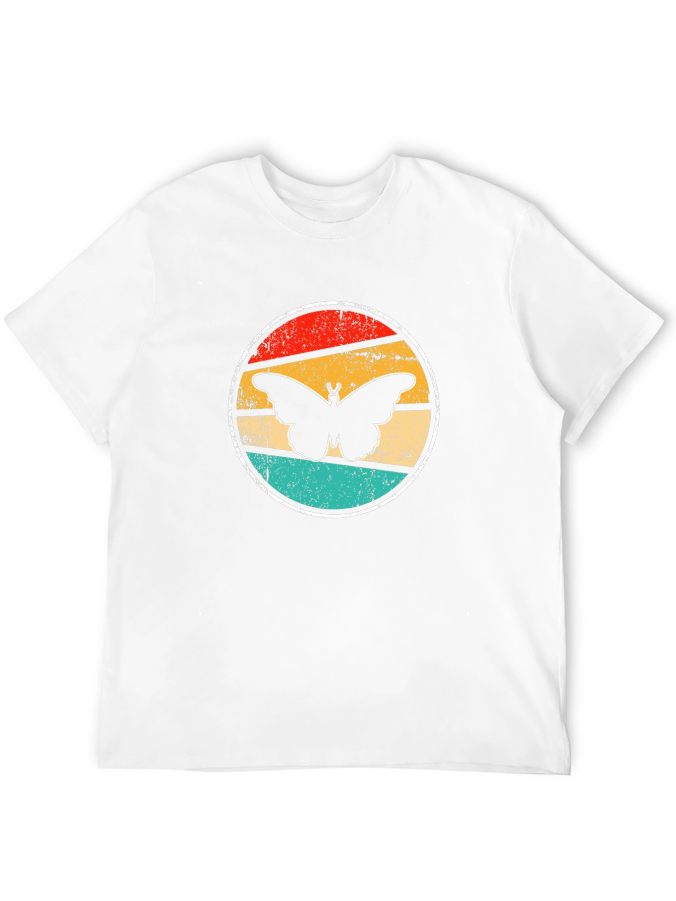 Black Retro Butterfly Graphic T-Shirt - Soft Cotton Blend view 12