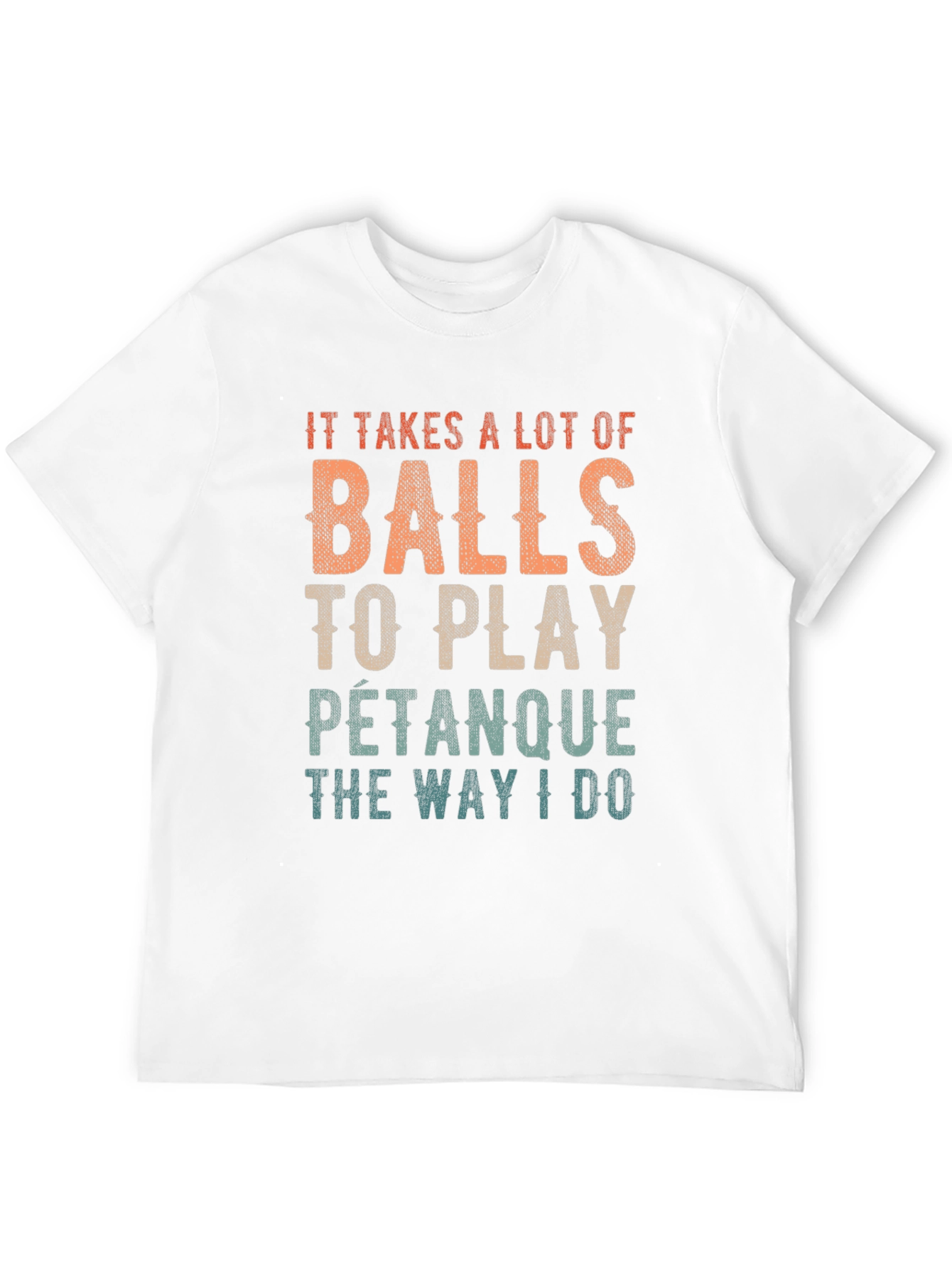 Black Balls to Play Petanque T-Shirt view 12