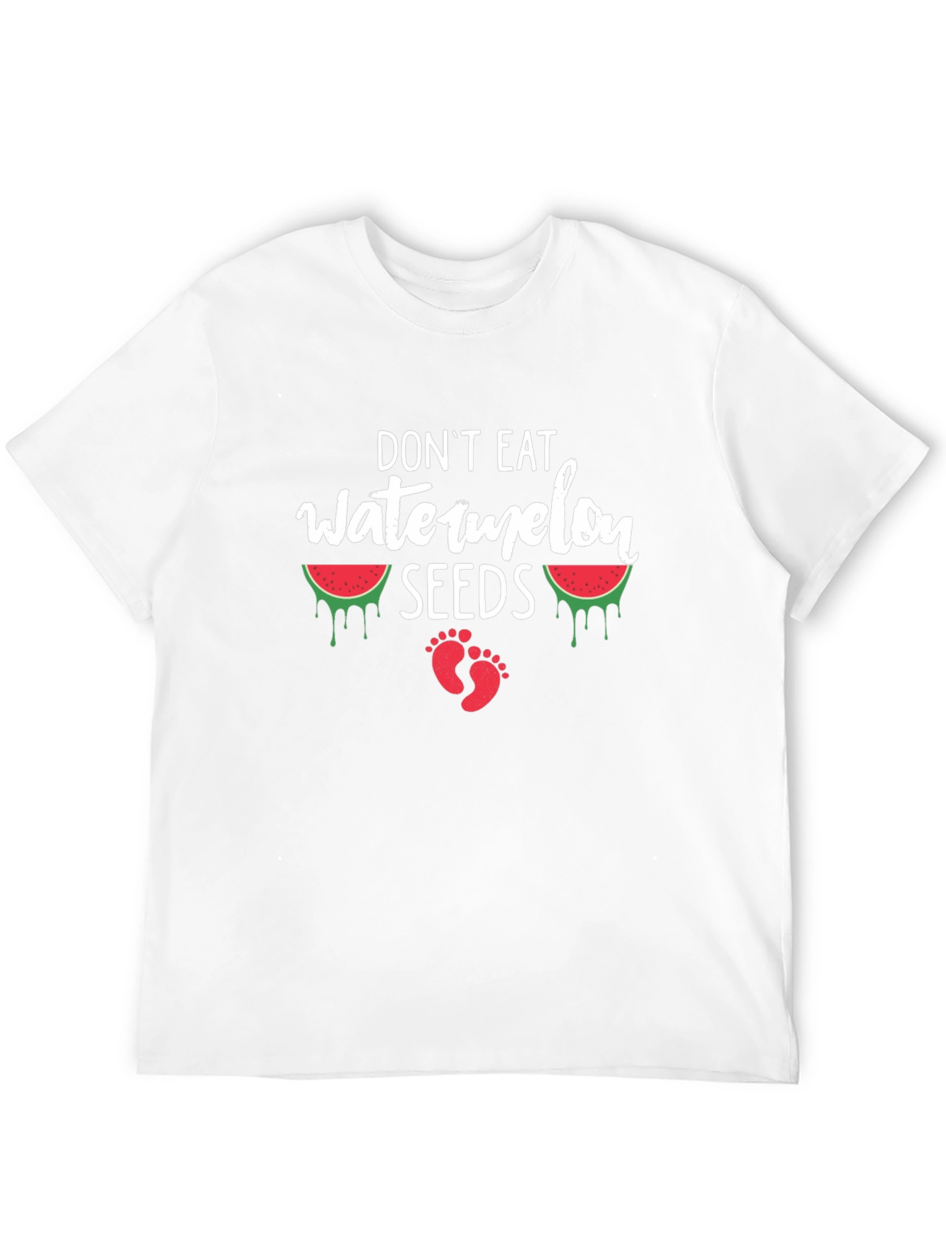 Black Don't Eat Watermelon Seeds T-Shirt Funny Pregnancy Tee view 12