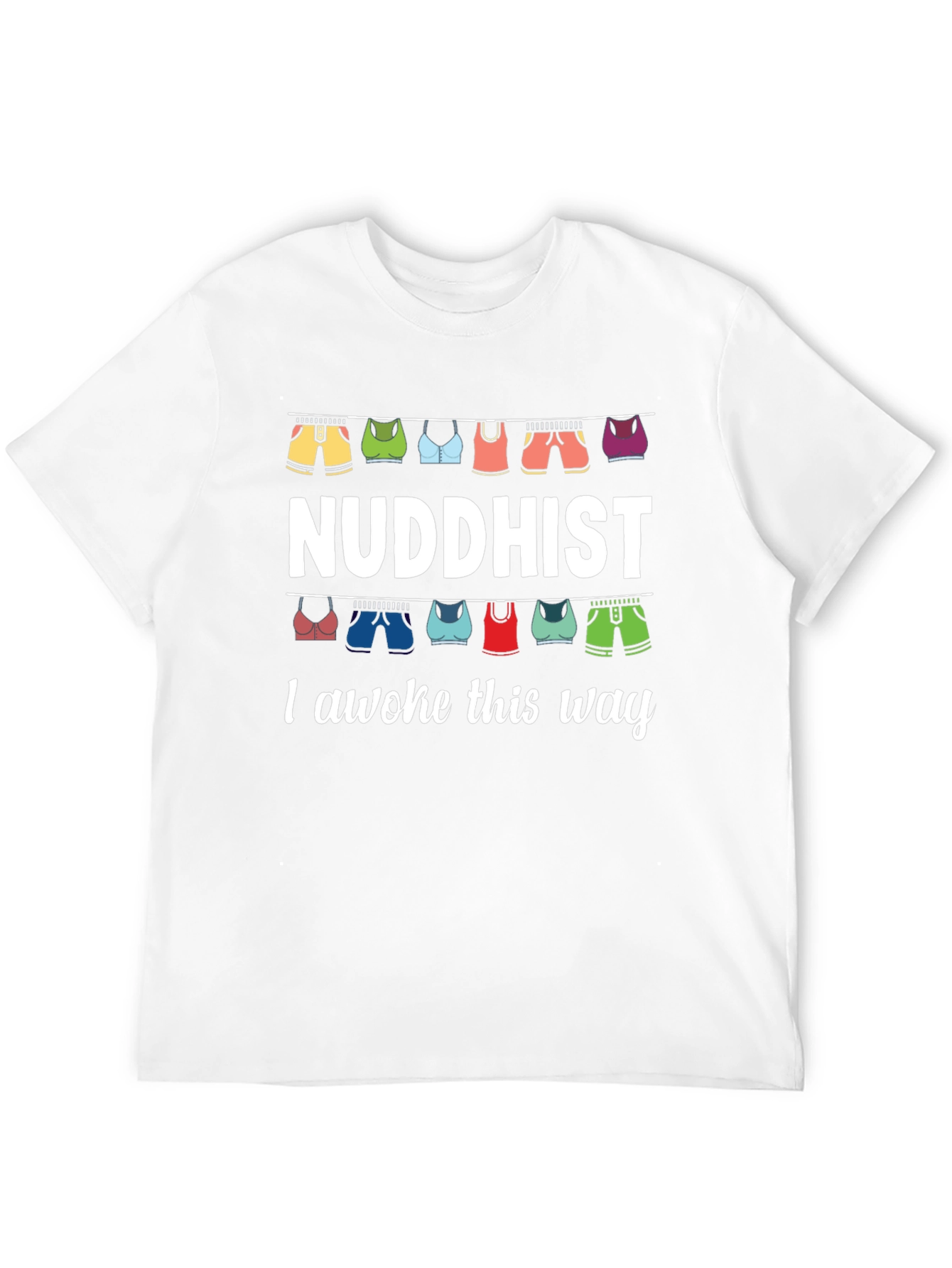 Black Nuddhist I Awoke This Way Graphic Tee view 12