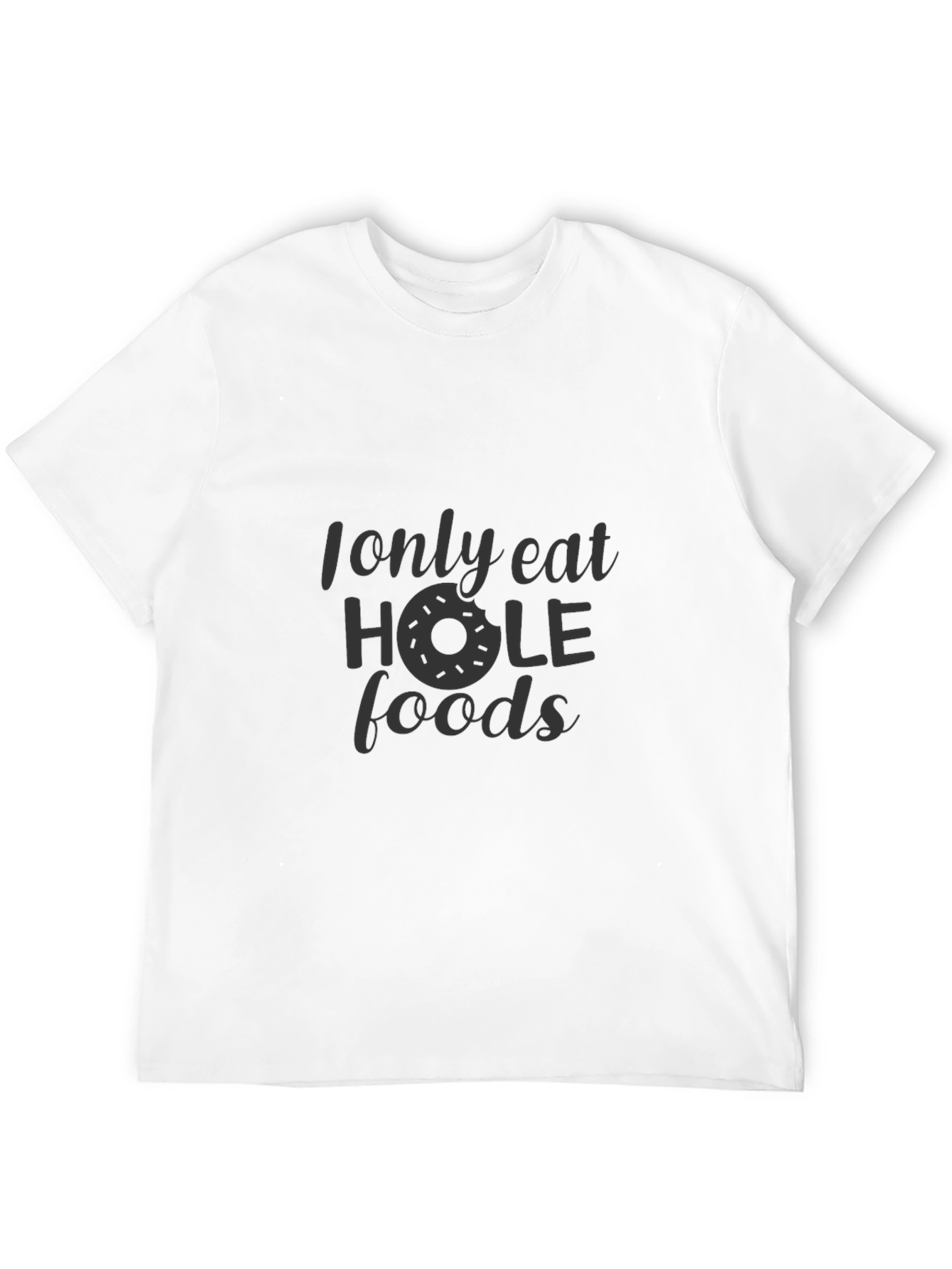 Black Hole Foods Graphic Tee - Funny Donut Shirt view 12