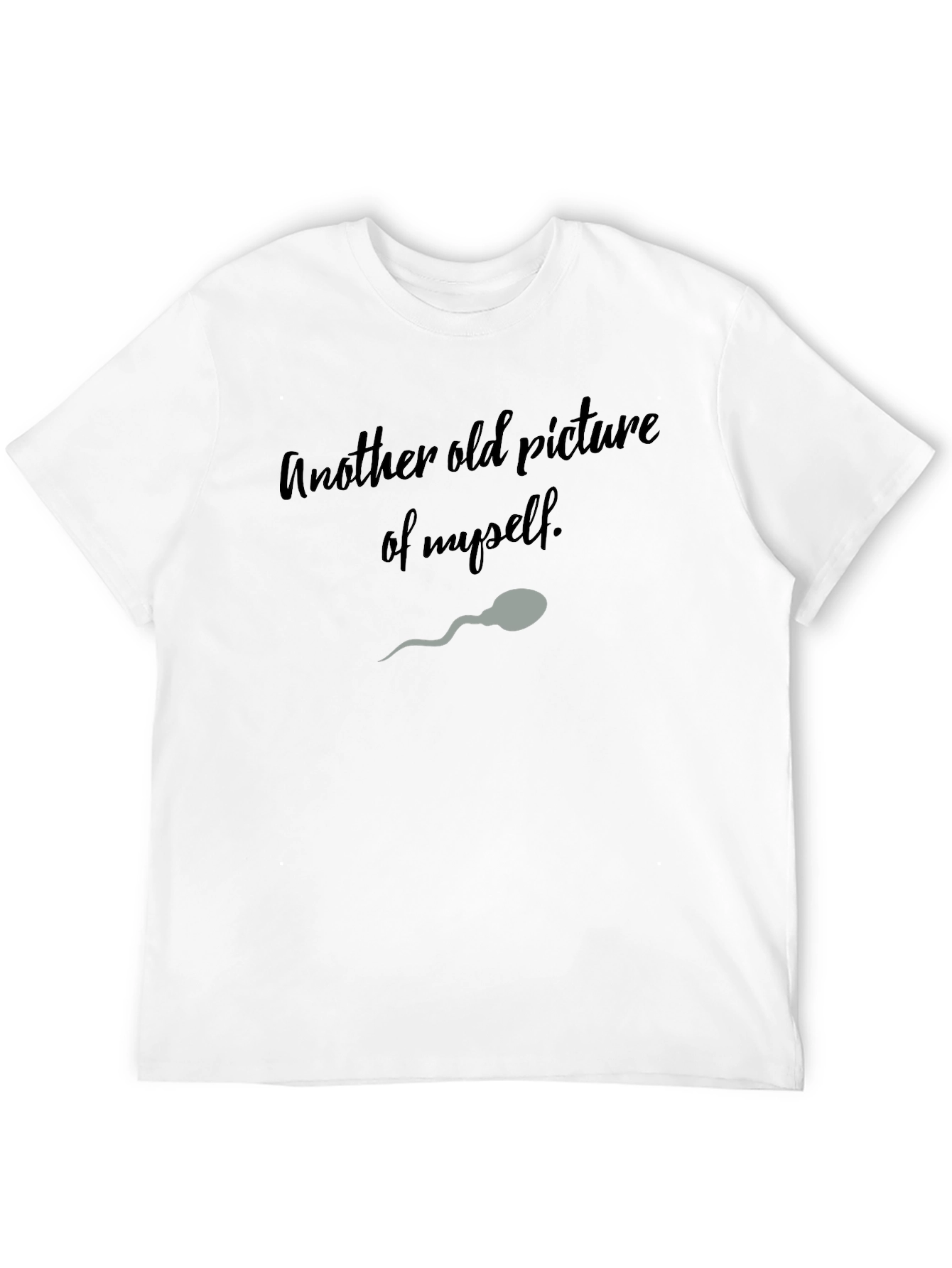 Black Funny 'Another Old Picture' Graphic Tee view 12