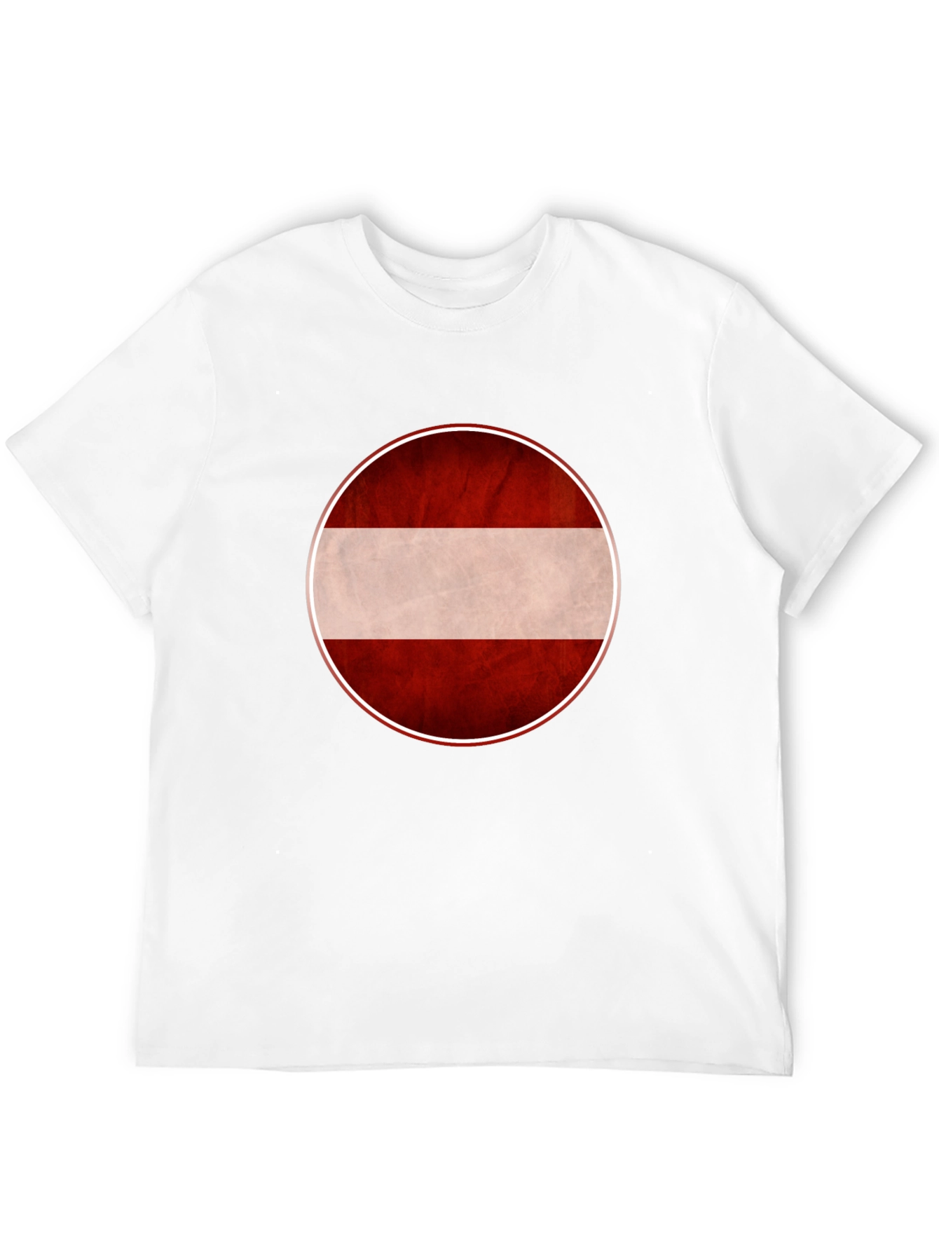 Black Latvia Flag Graphic Tee - Unisex Black T-Shirt view 12