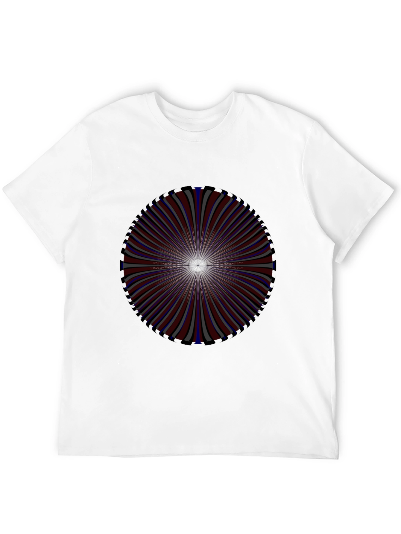 Black Optical Illusion Graphic Tee - Unique Design view 12