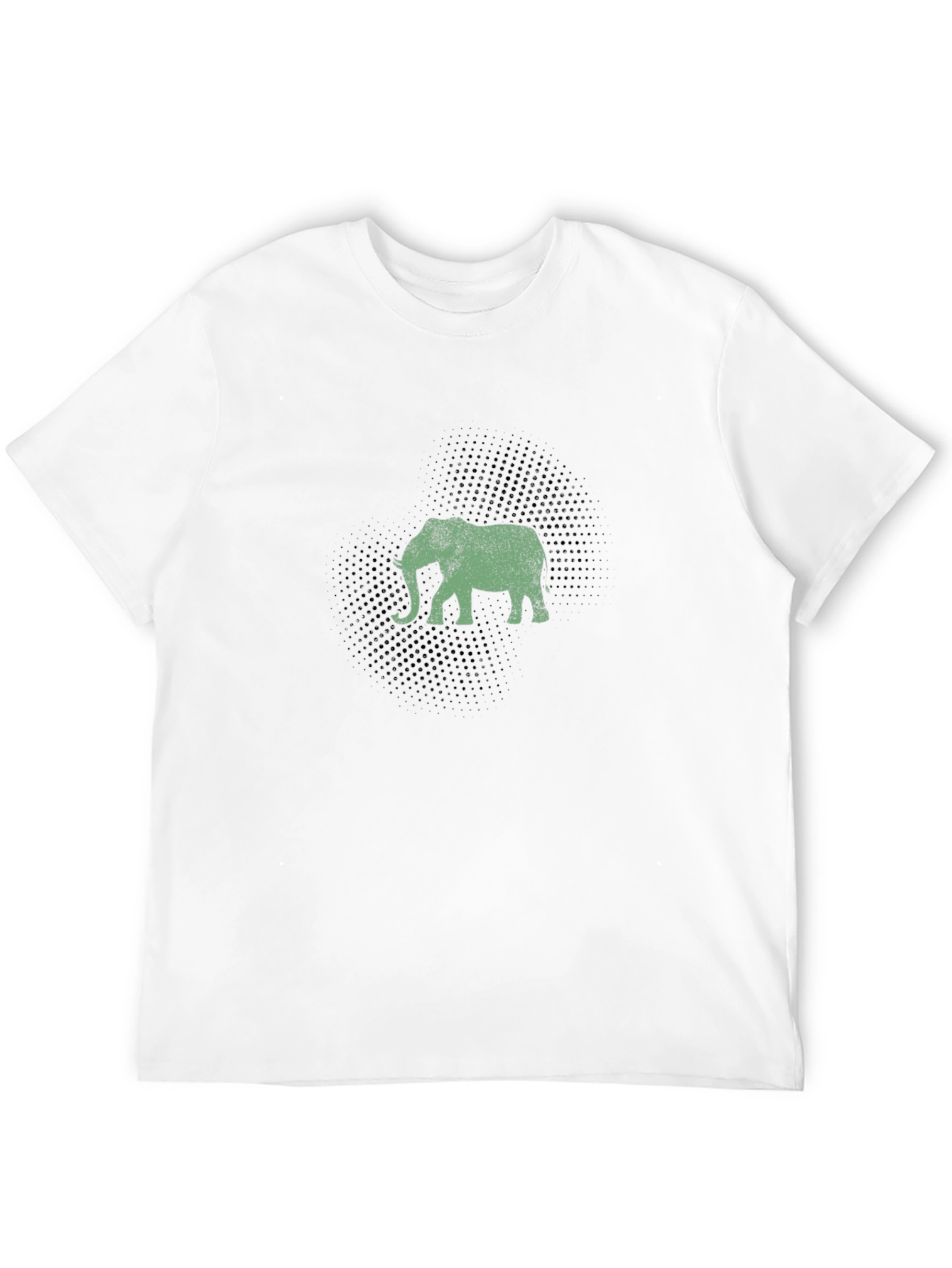 Black Elephant Graphic Black T-Shirt view 12