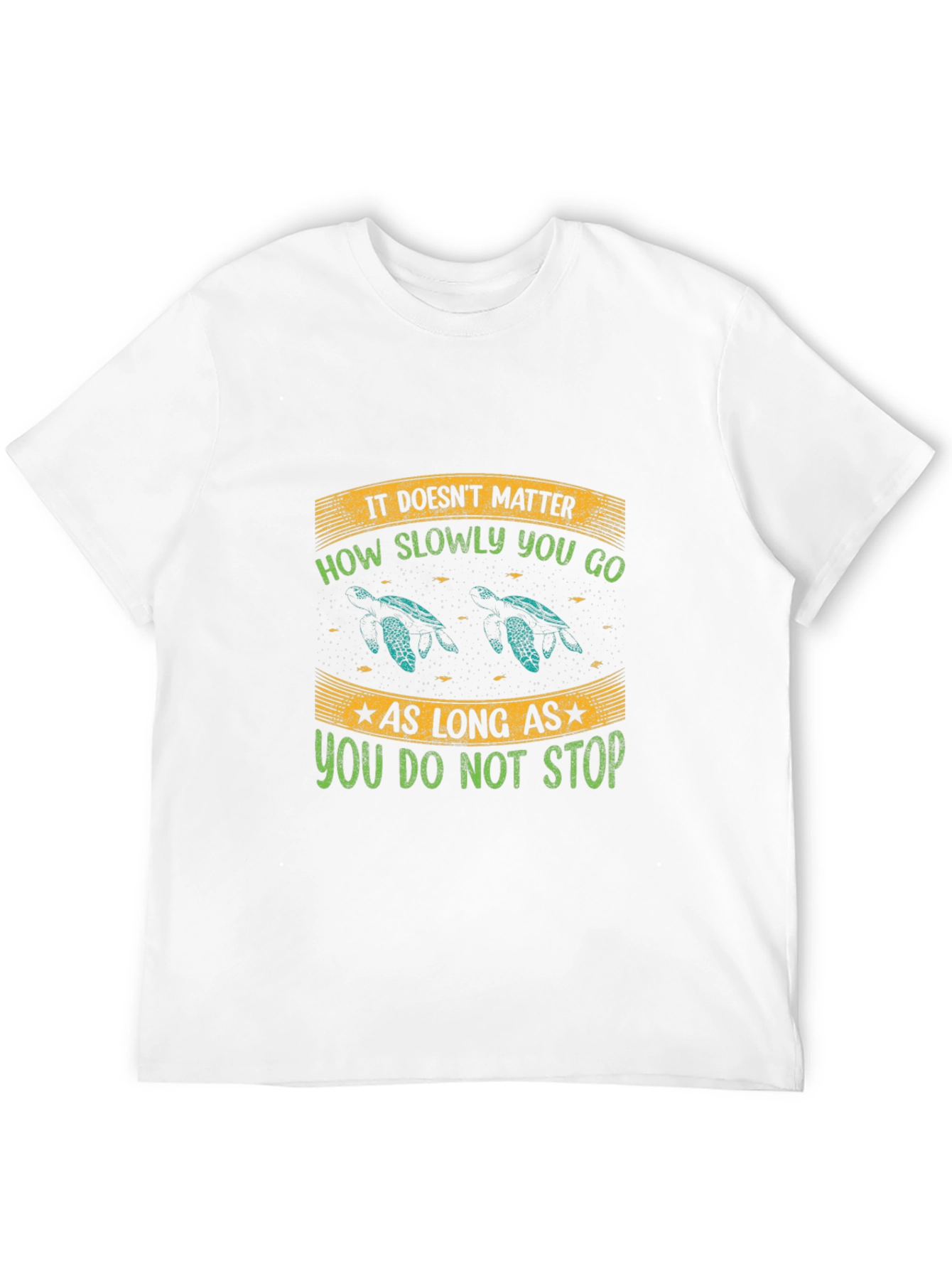 Black Turtle Motivational T-Shirt - Don't Stop view 12