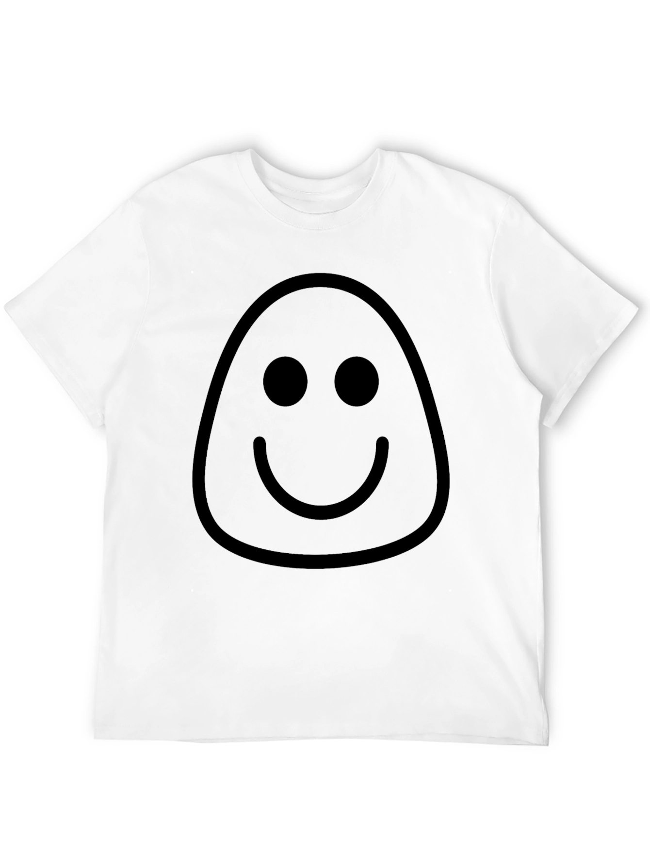 Black Smiley Face Graphic Tee - Men's Black T-Shirt view 12